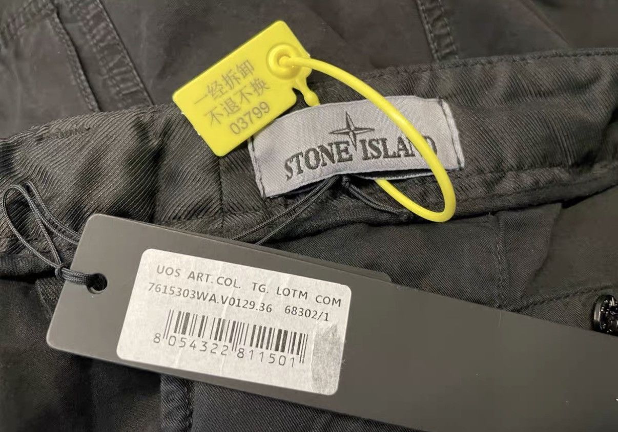 Stone Island Stone Island Wax Dye Wash Cargo Pants with Sleeve Badge J31 Size US 36 / EU 52 - 6 Thumbnail