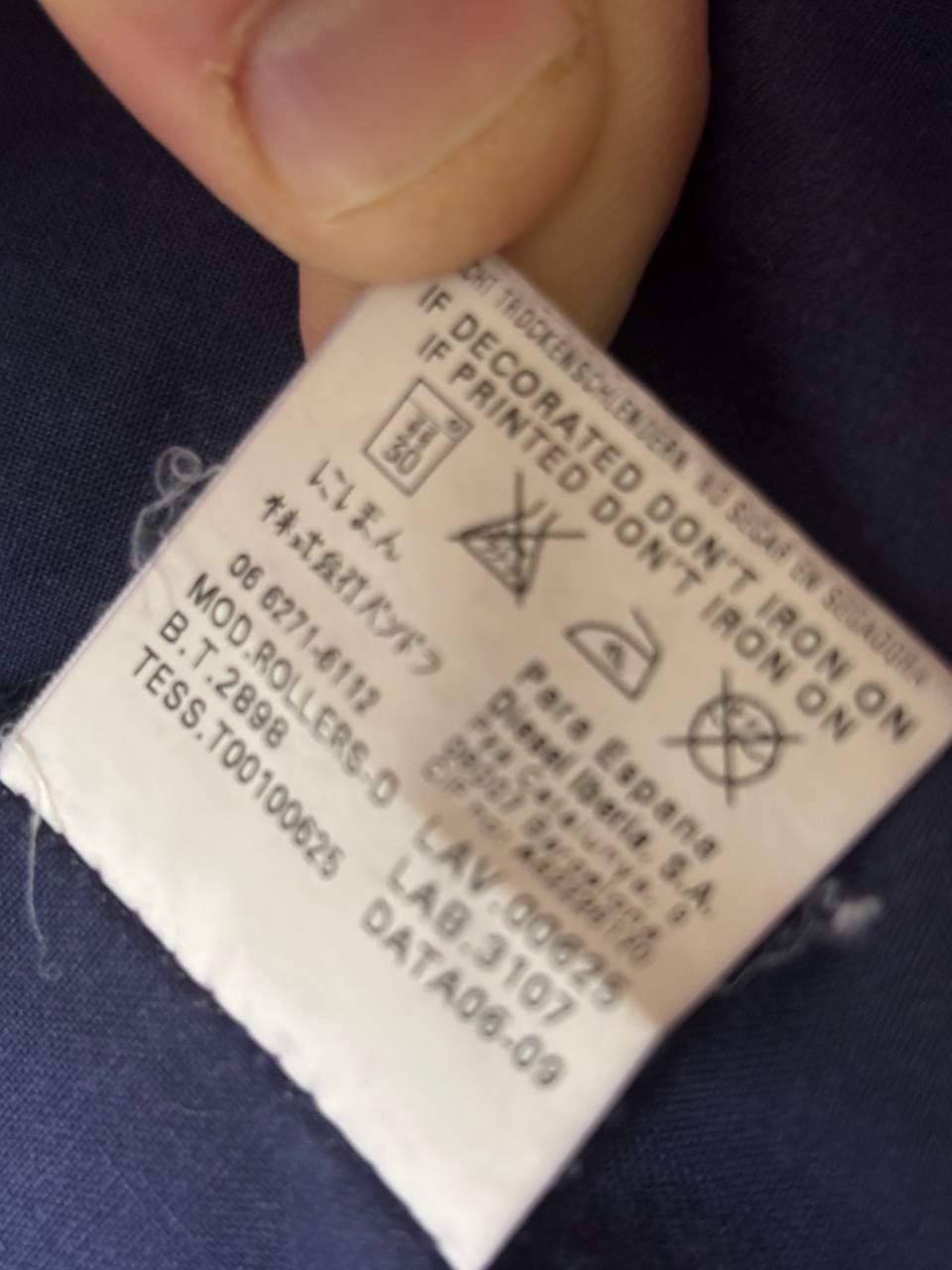 Diesel Diesel Made in Italy Vintage Denim Bomber Jacket - Small Size US S / EU 44-46 / 1 - 14 Thumbnail