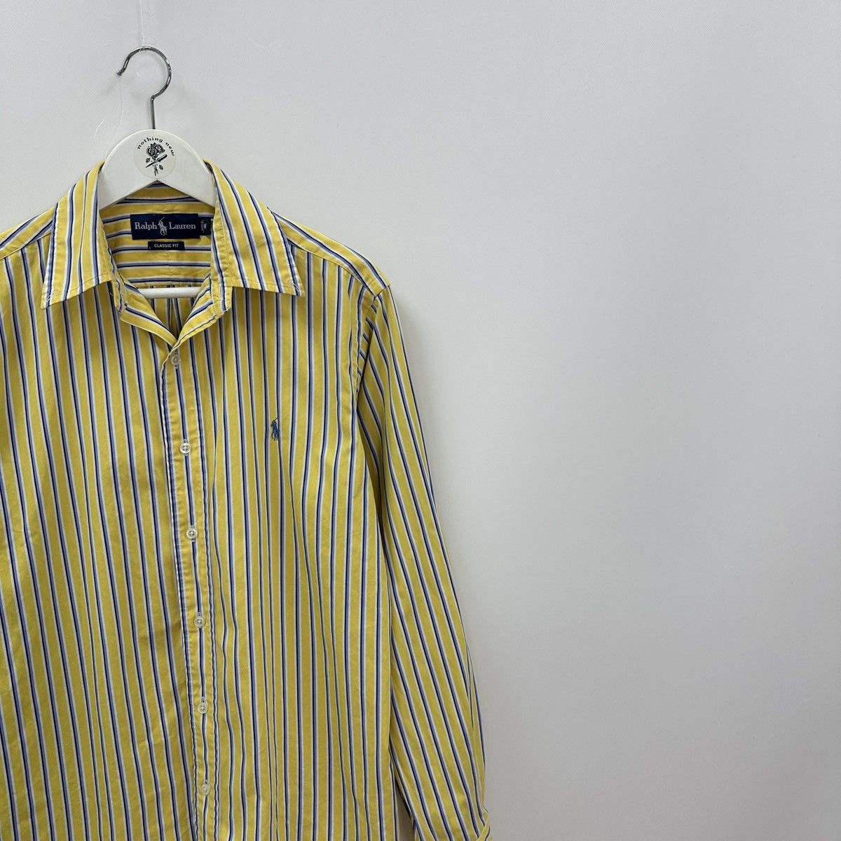 Ralph Lauren Vintage 90s Ralph Lauren Classic fit striped yellow tee y2k Size US M / EU 48-50 / 2 - 2 Thumbnail