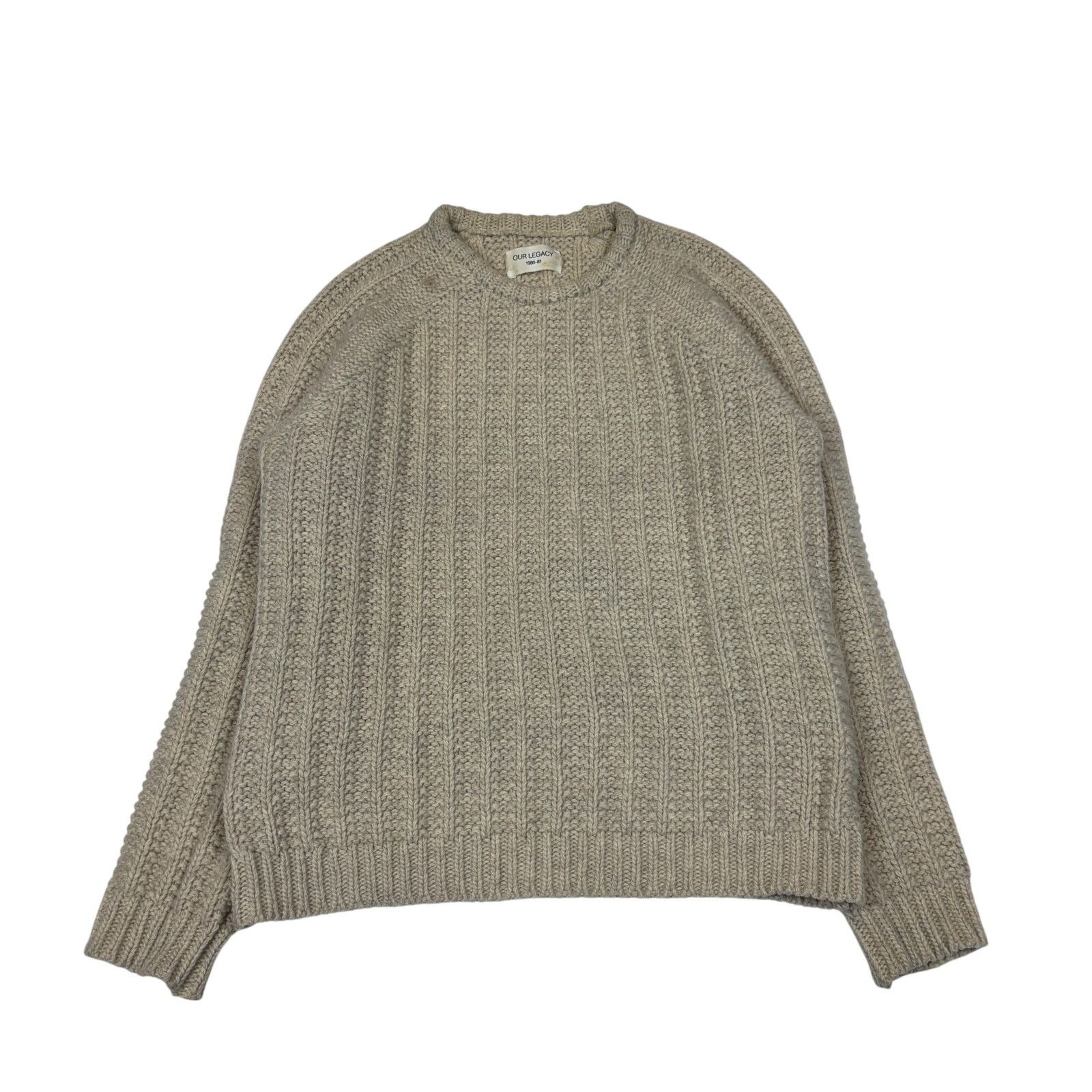 Our Legacy Our Legacy Wool Heavy Knitted Roundneck Sweater Men's M Size US M / EU 48-50 / 2 - 1 Thumbnail