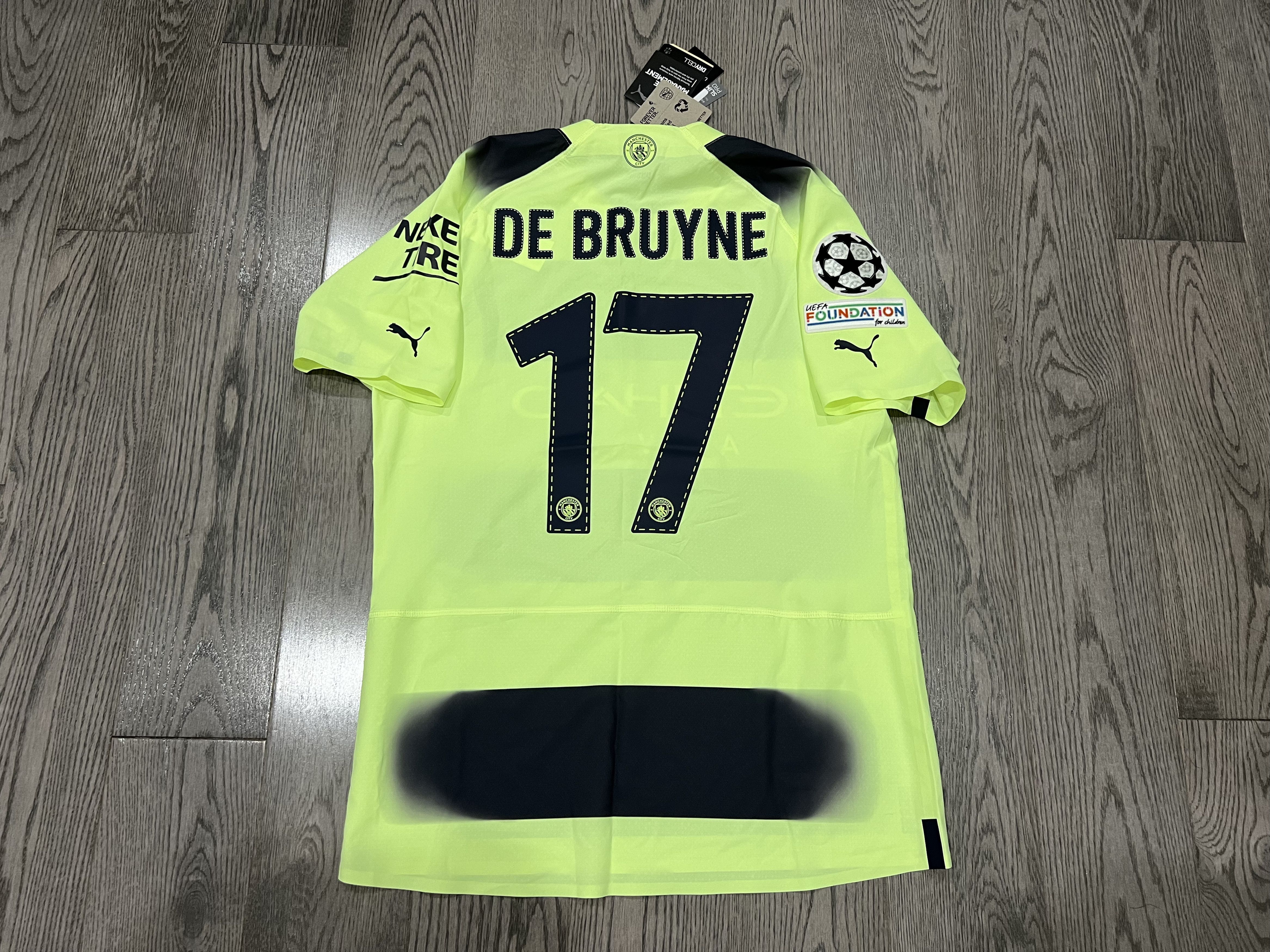 Puma Manchester City Authentic Jersey 2022/2023 DE BRUYNE #17 Size US M / EU 48-50 / 2 - 6 Thumbnail