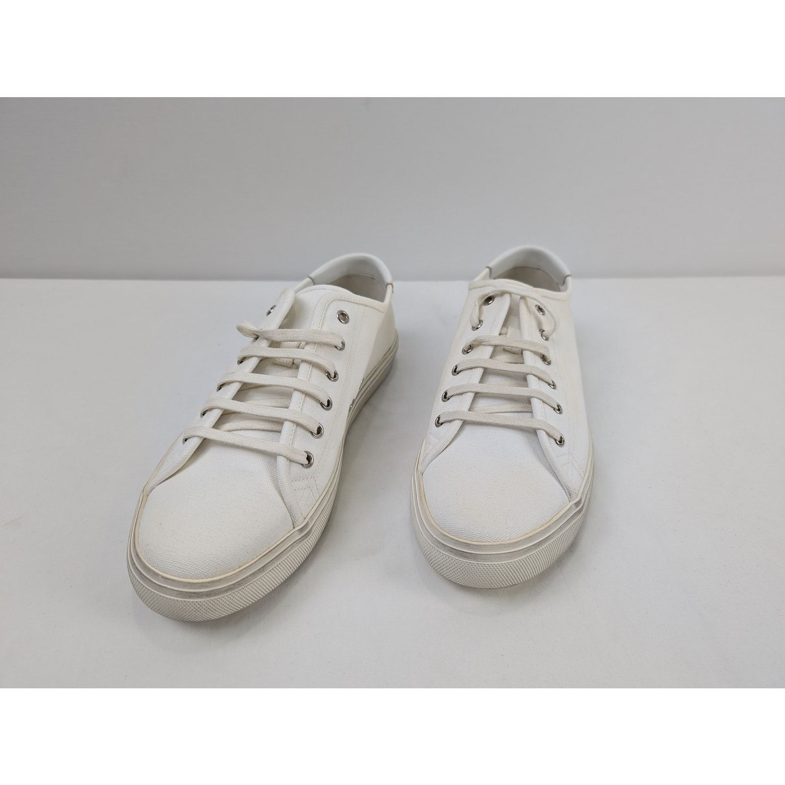 Saint Laurent Paris o1rshd1 Malibu L T Sneakers SL SIG in Blanc Size US 10.5 / EU 43-44 - 10 Thumbnail