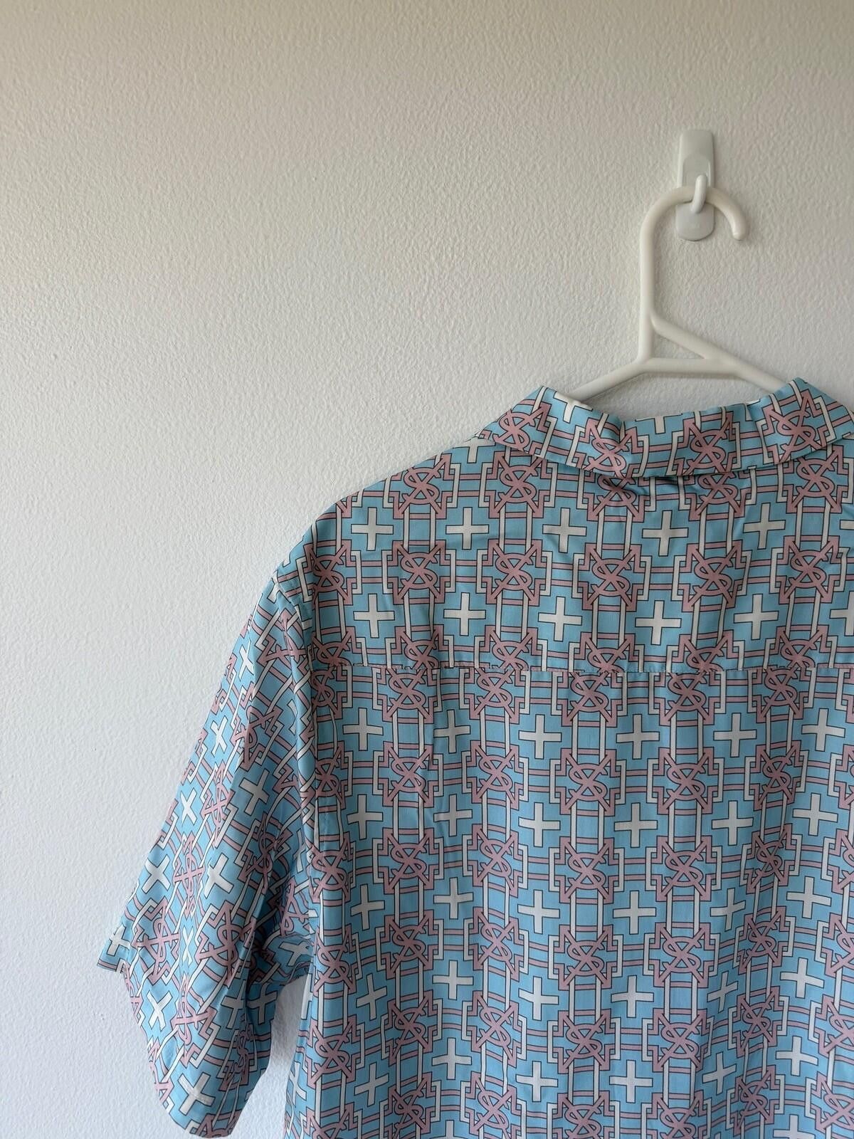Ksubi new ksubi medium m short sleeve resort shirt plus blue Size US M / EU 48-50 / 2 - 6 Thumbnail