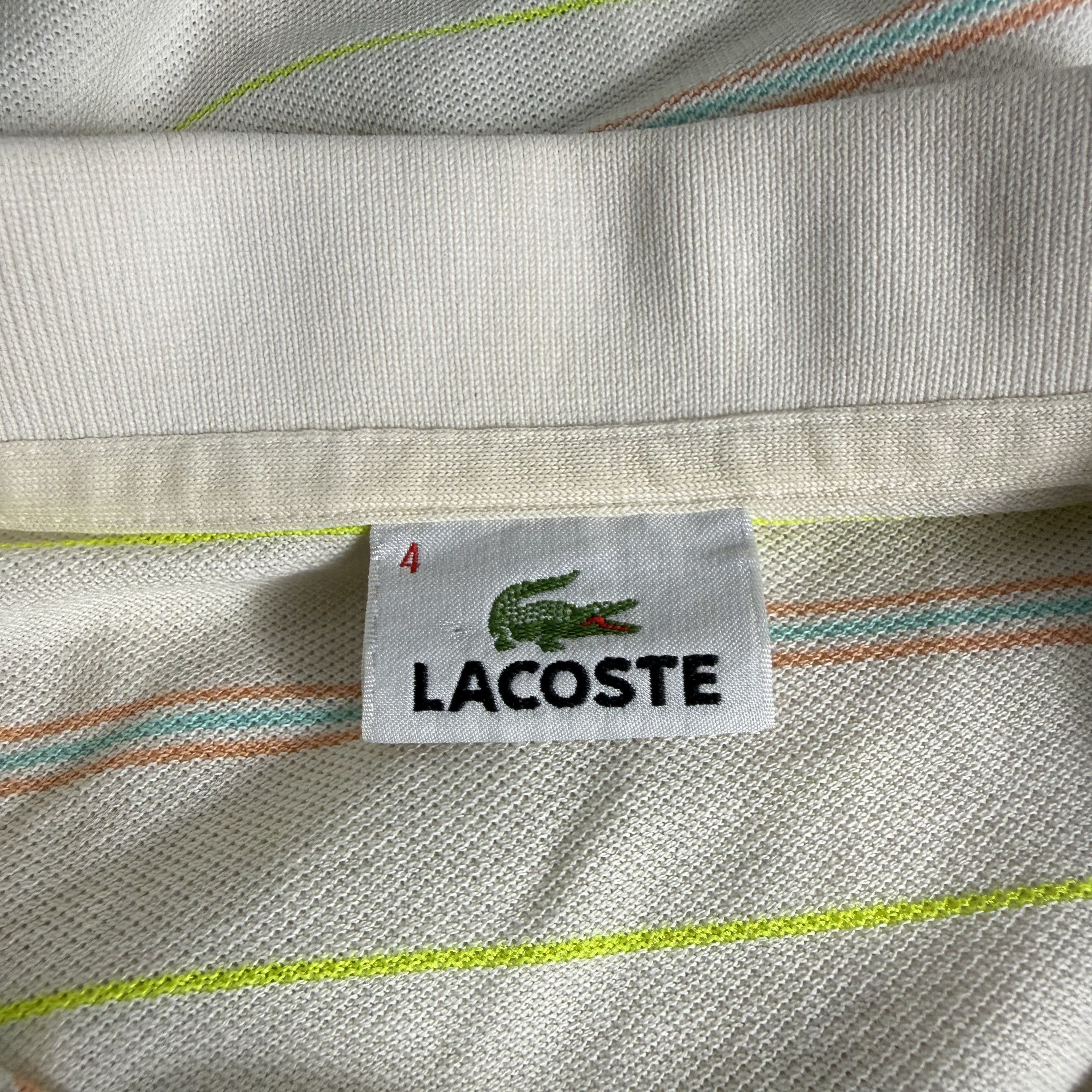 Lacoste 🔥RARE🔥Vintage Lacoste Stripes Polo Shirt Made In Japan Size US XL / EU 56 / 4 - 4 Thumbnail