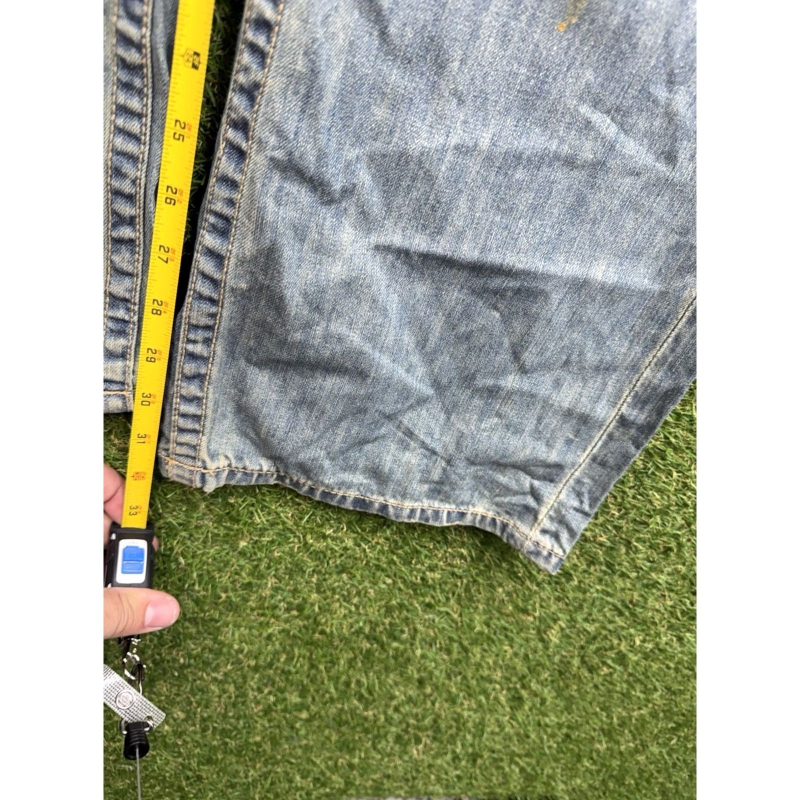 Ecko Unltd. VINTAGE Ecko Unltd Jeans Mens 36 Baggy Fit Skater Wide Leg Grunge 90s Denim Blue Cotton 5-Pocket Relaxed Mens Jeans Size US 36 / EU 52 - 7 Thumbnail