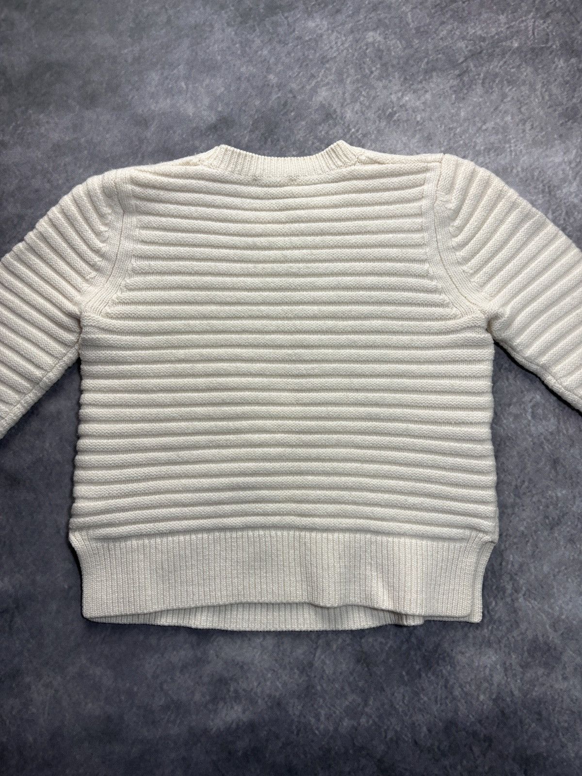 Sandro Sandro Paris Sweater Merino Wool Fisherman Pullover S8227H Size S / US 4 / IT 40 - 10 Thumbnail