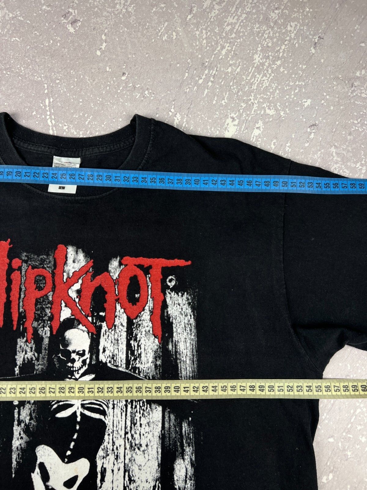 Band Tees × Slipknot Slipknot Korn 2015 Tour 5: The Gray Chapter Black T Shirt Size US L / EU 52-54 / 3 - 10 Thumbnail