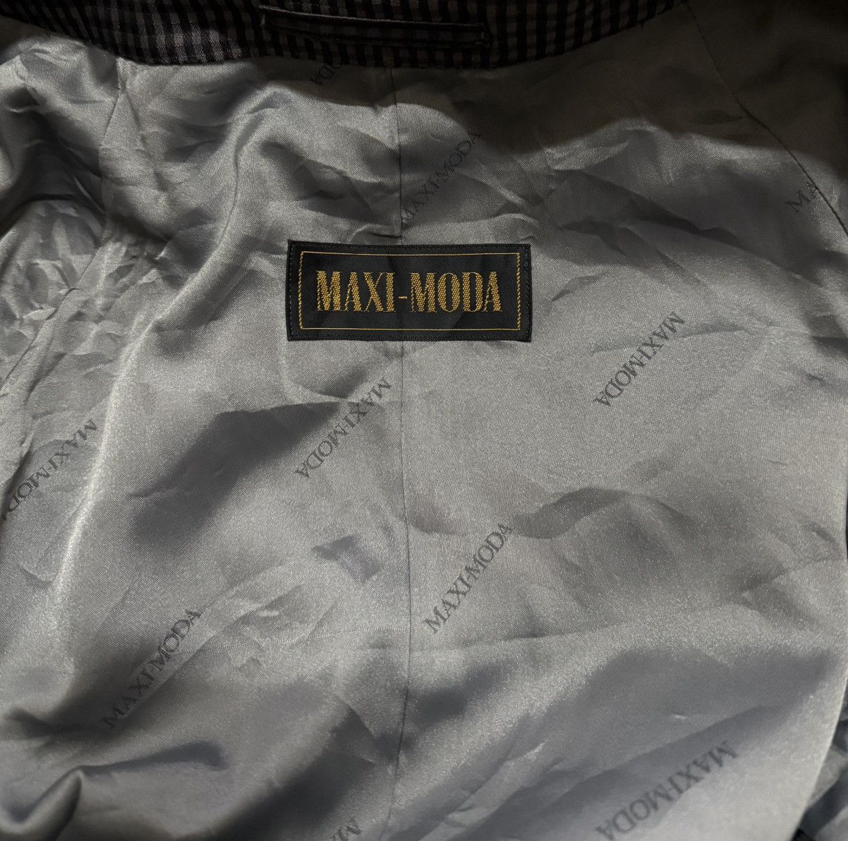 Vintage MAXI-MODA JACKET ITALY DESIGNER Size US L / EU 52-54 / 3 - 6 Thumbnail