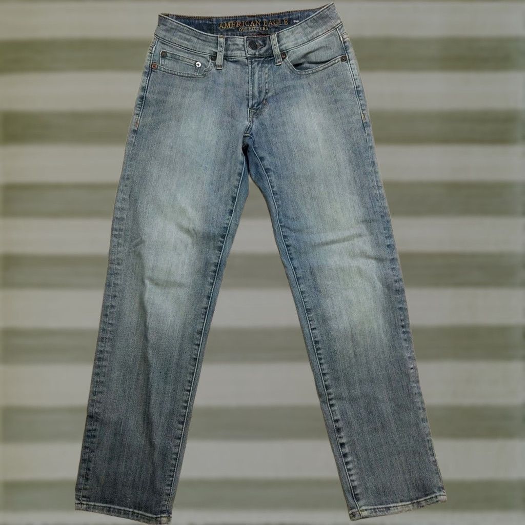 American Eagle Outfitters American Eagle Outfitters Jeans Women Skinny 26 Regular 28 Inseam Blue Denim Stretch Distressed 4 Extreme Flex 80s 90s Grunge City Fashion Size 26" / US 2 / IT 38 - 1 Thumbnail