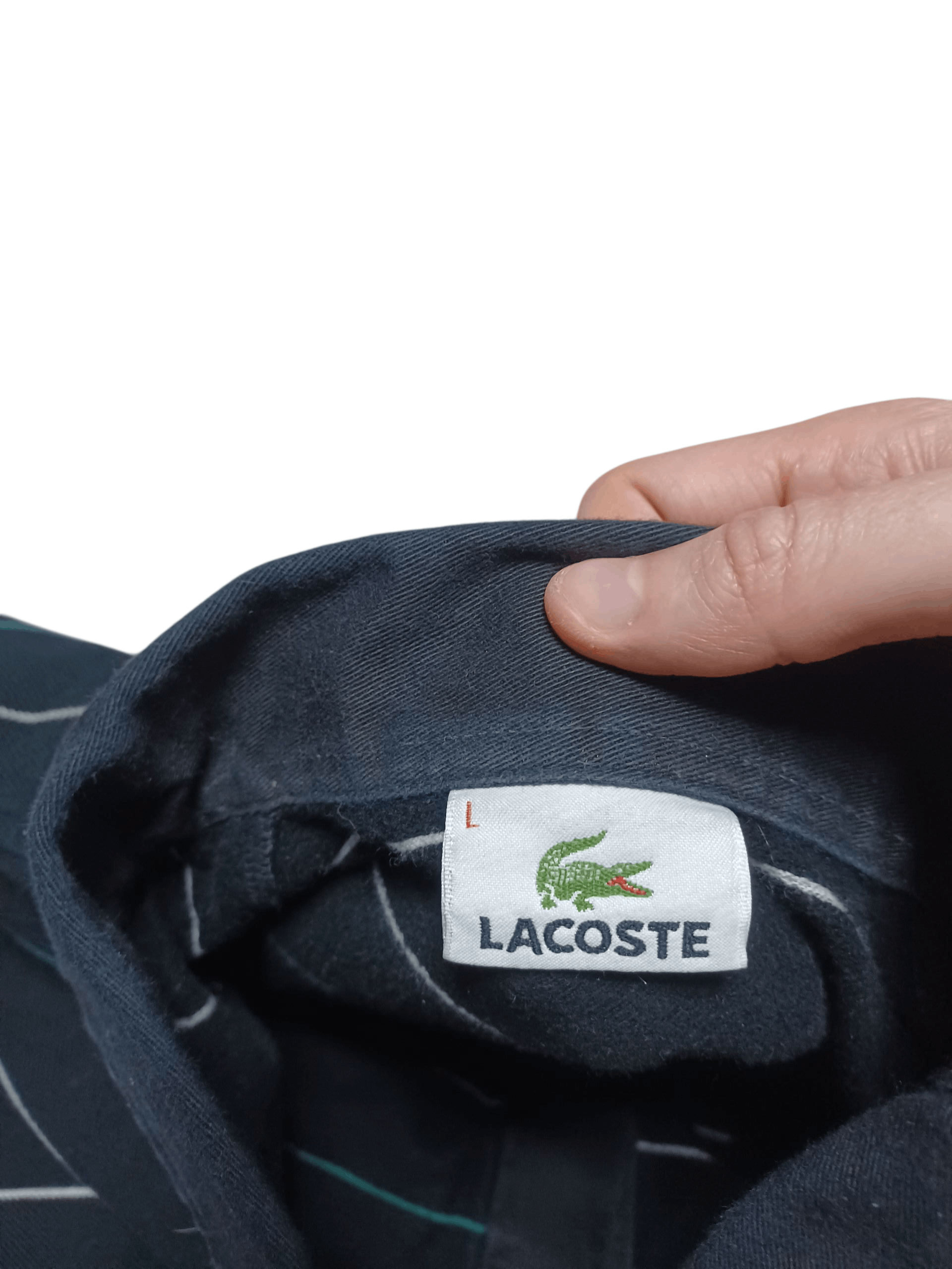 Lacoste LACOSTE VINTAGE LUXURY OLDMONEY STRIPED RUGBY SHIRT Size US L / EU 52-54 / 3 - 5 Thumbnail