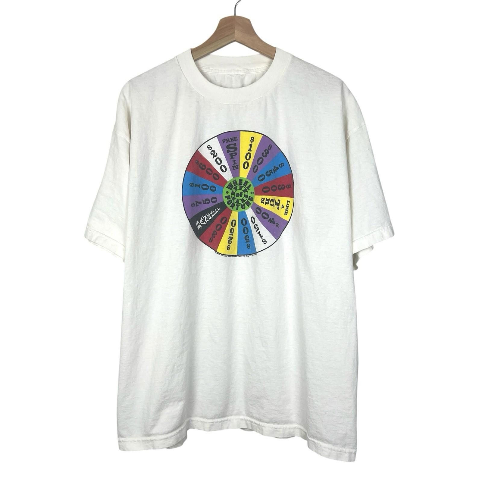 Other Vintage 90s Wheel of Fortune Game Show NBC CBS T Shirt XL Size US XL / EU 56 / 4 - 1 Thumbnail