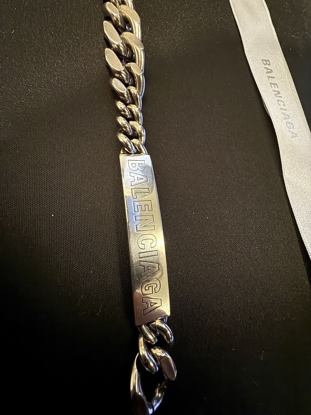 Balenciaga Balenciaga Plate Twist Bracelet Size ONE SIZE - 9 Thumbnail