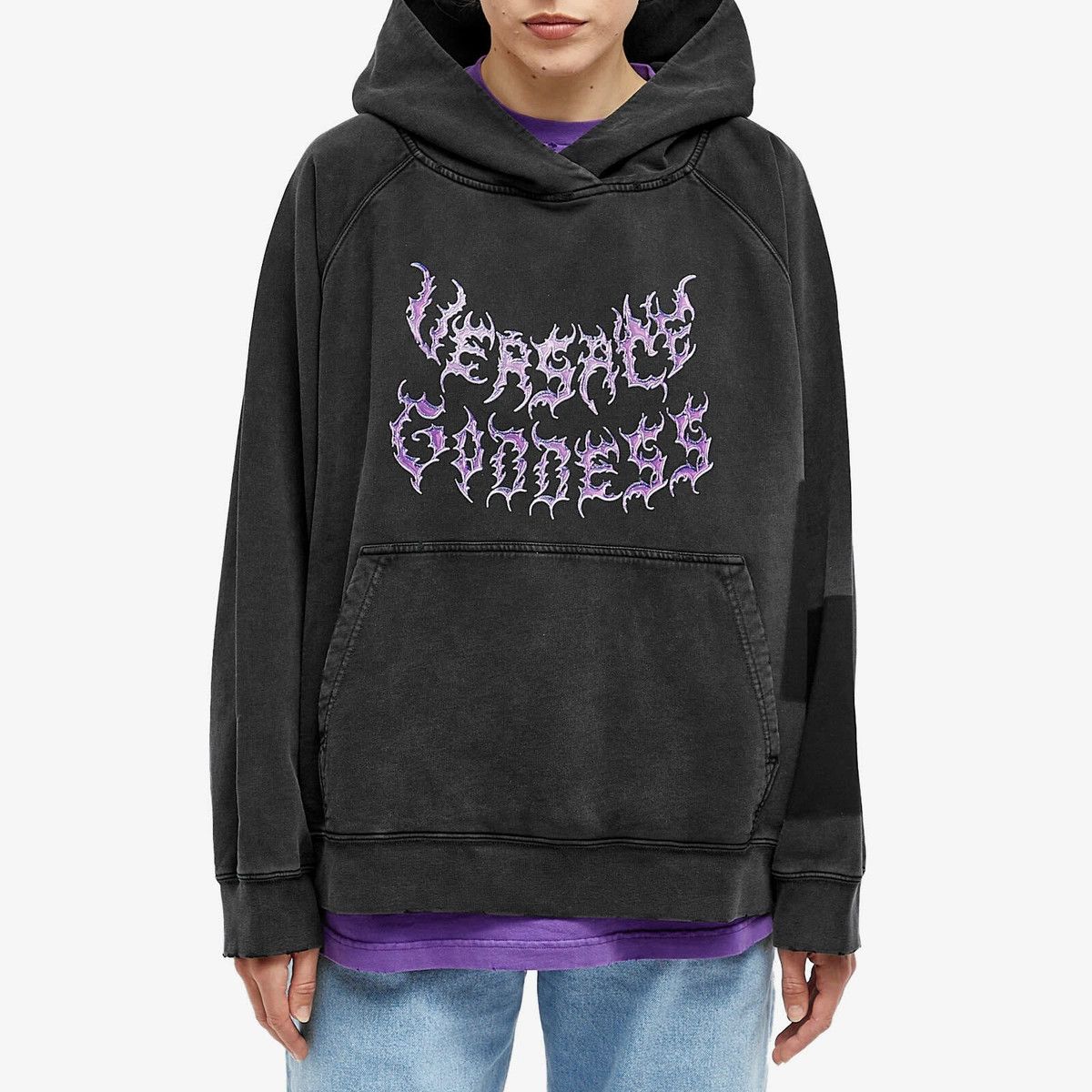 Versace o1y0226 Hoodie in Dark Gray Size XS / US 0-2 / IT 36-38 - 2 Thumbnail
