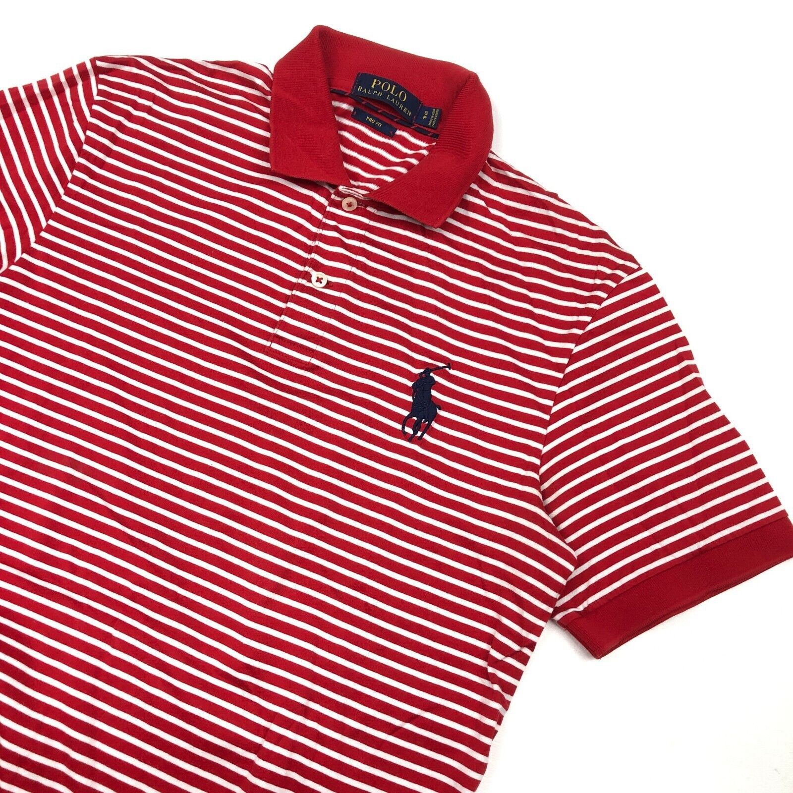 Ralph Lauren Polo Ralph Lauren Pro Fit Striped Shirt Top Size Small Size US S / EU 44-46 / 1 - 4 Thumbnail