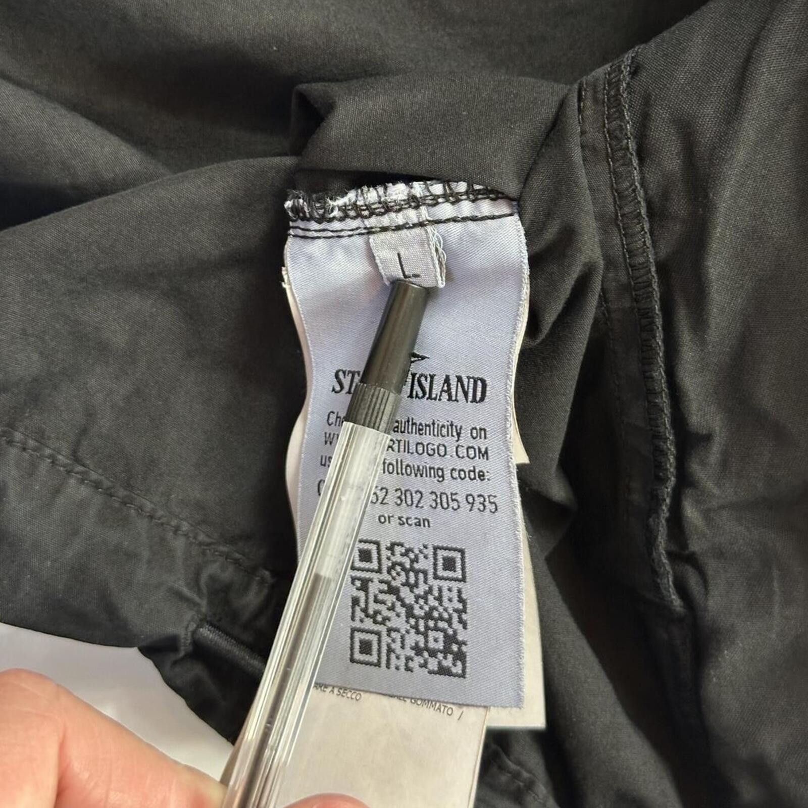 Stone Island Stone Island 1/4 Zip Smock Jacket Black Large Size US L / EU 52-54 / 3 - 5 Thumbnail