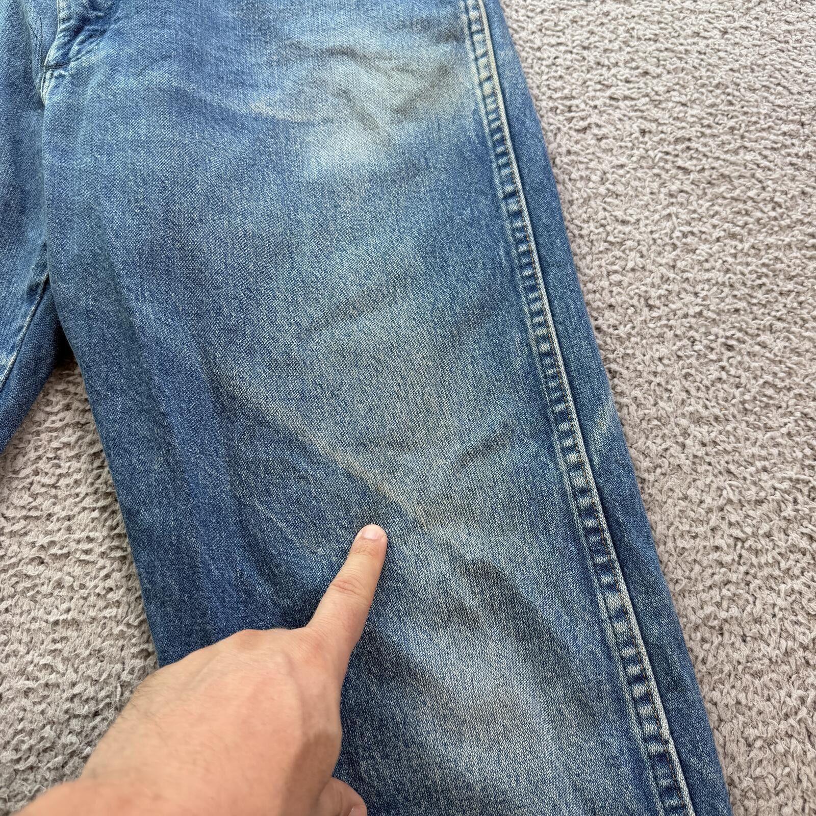 Wrangler Vintage Wrangler 13MWZ Jeans 38x31 Faded Y2K Cowboy Size US 38 / EU 54 - 8 Thumbnail