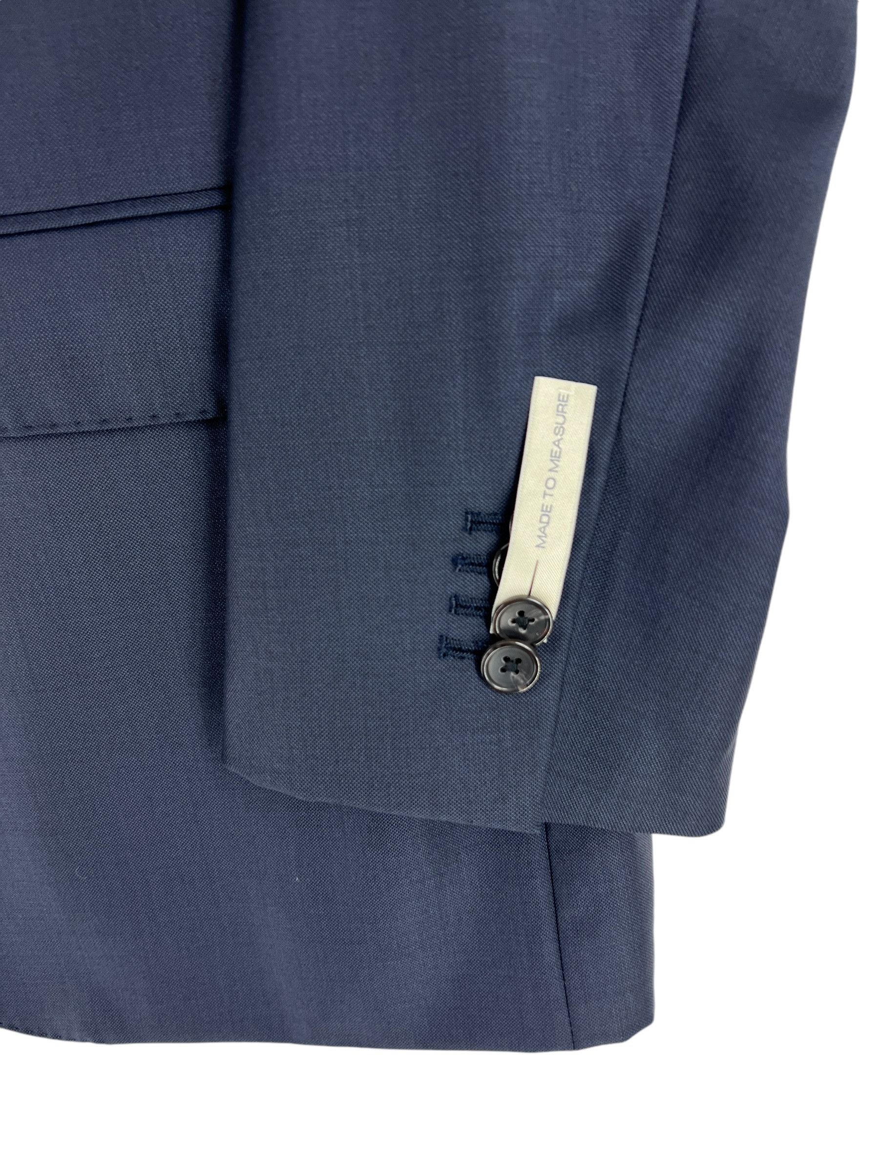 Suitsupply Lazio Wool Formal Blazer Waistcoat Suit EU:27; UK/US:44S Size 44S - 9 Thumbnail