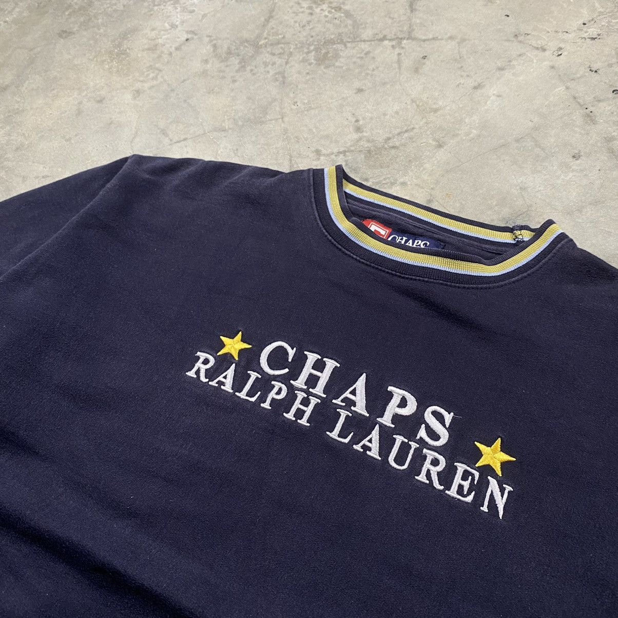 Chaps × Polo Ralph Lauren × Vintage y2k Chaps Ralph Lauren Boxy Crewneck Size US M / EU 48-50 / 2 - 2 Thumbnail