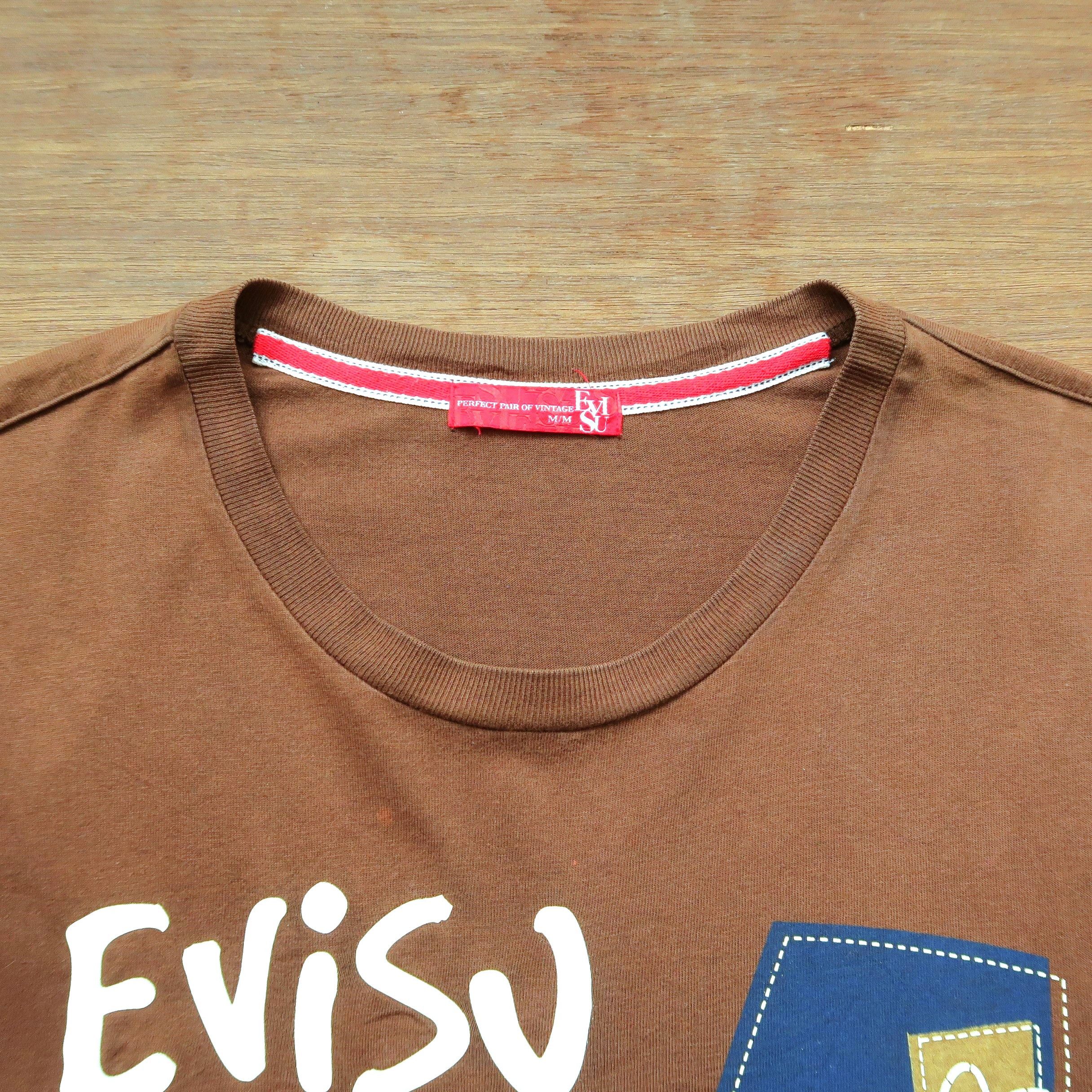Evisu 90s Evisu Denim Master Jeans Unlimited Faded Tee Size US M / EU 48-50 / 2 - 3 Thumbnail