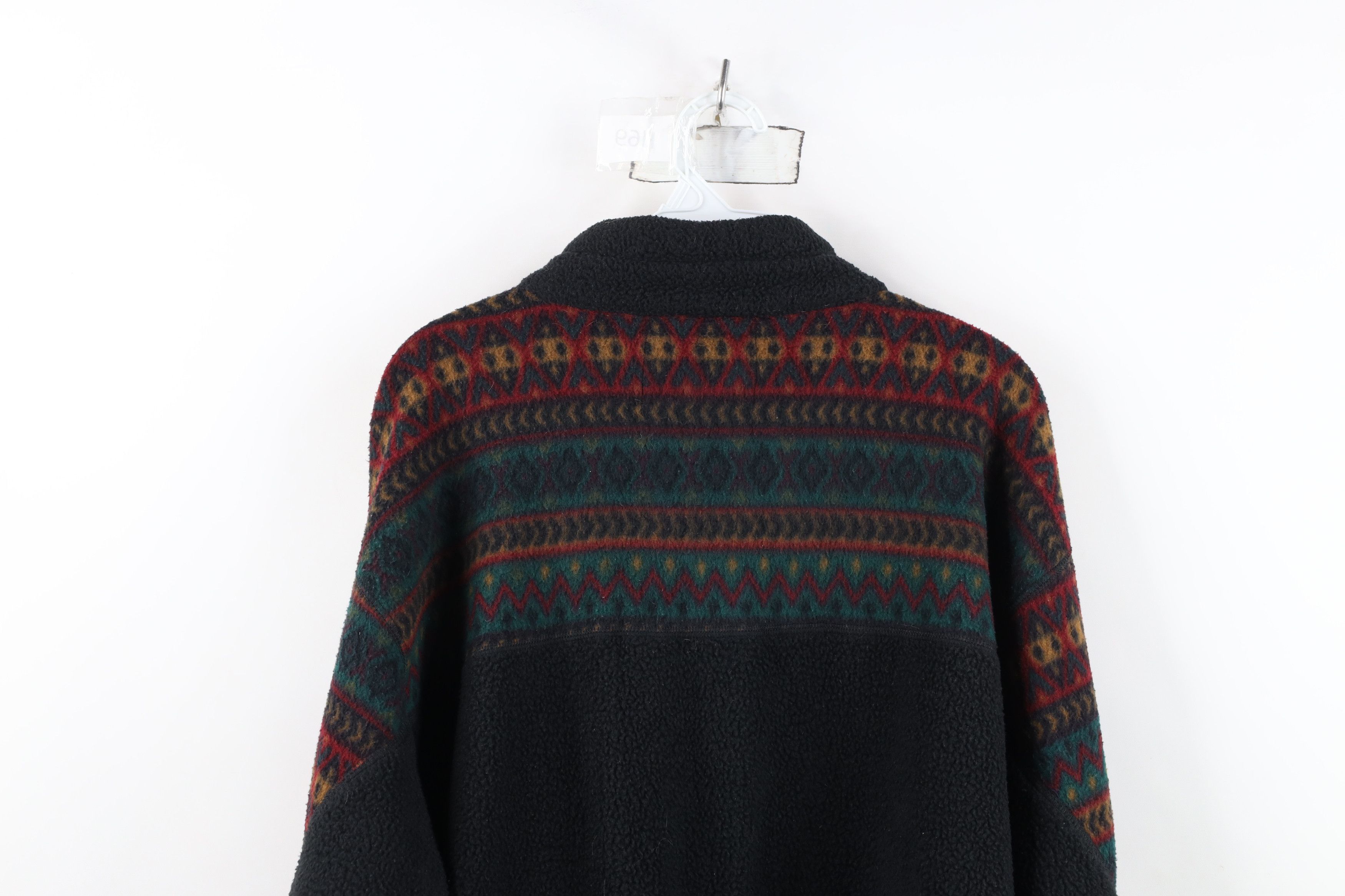 Vintage Vintage 90s Streetwear Southwestern Half Zip Fleece Sweater Size US M / EU 48-50 / 2 - 11 Thumbnail