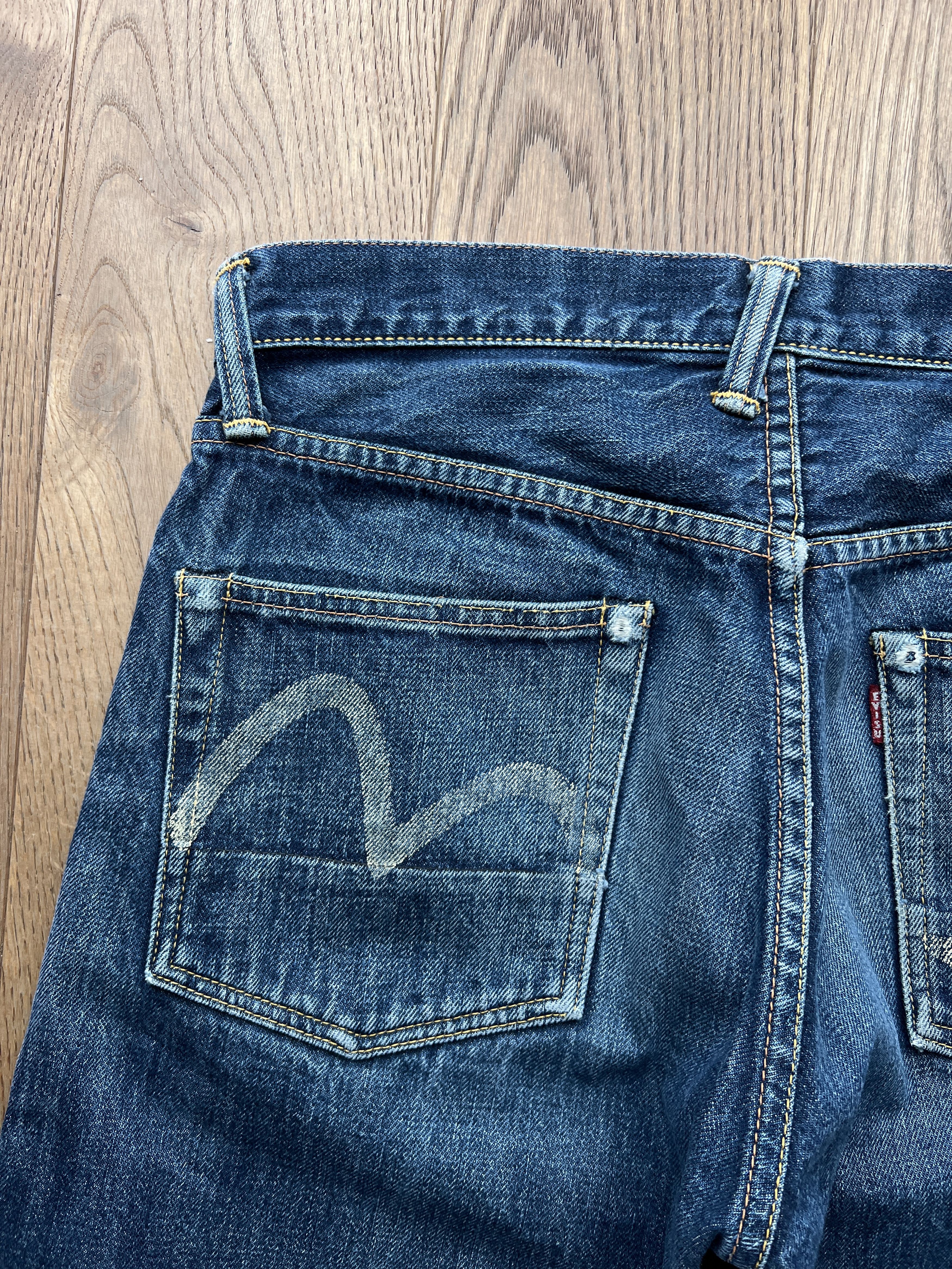Evisu Rare Evisu selvage vintage lot 2001 faded denim archive y2k Size US 30 / EU 46 - 18 Thumbnail
