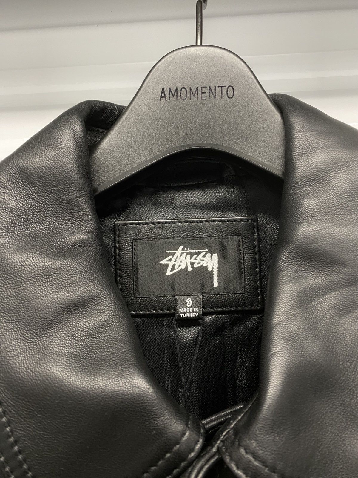 Stussy Stussy Leather Transit Coat Size US S / EU 44-46 / 1 - 4 Thumbnail