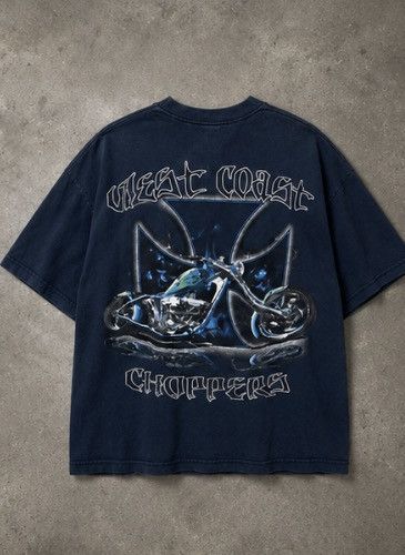 West Coast Choppers VINTAGE JESS WHO WEST COAST CHOPPERS NAVY BLUE Size US XL / EU 56 / 4 - 3 Thumbnail