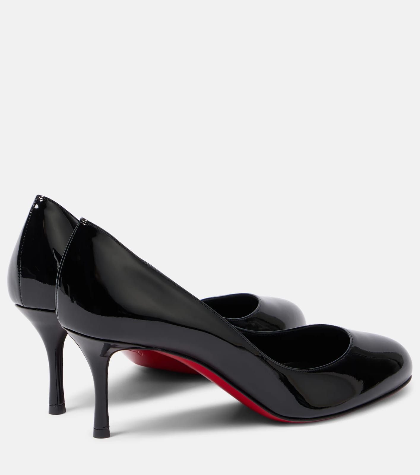Christian Louboutin os11x0526 Dolly 70mm Patent Leather Pumps in Black Size US 8 / IT 38 - 2 Thumbnail