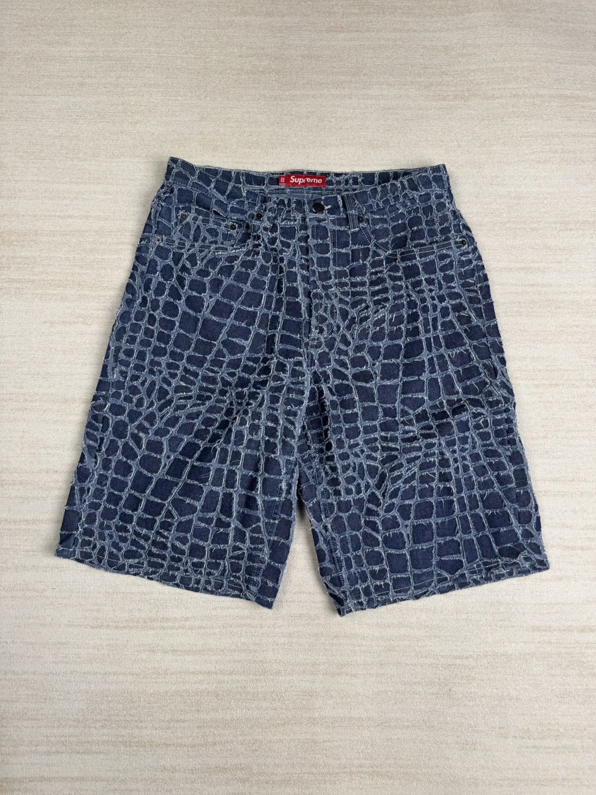パンツ supreme Flames Jacquard Denim Shorts 38 Spring/Summer 2023 Preview – Supreme