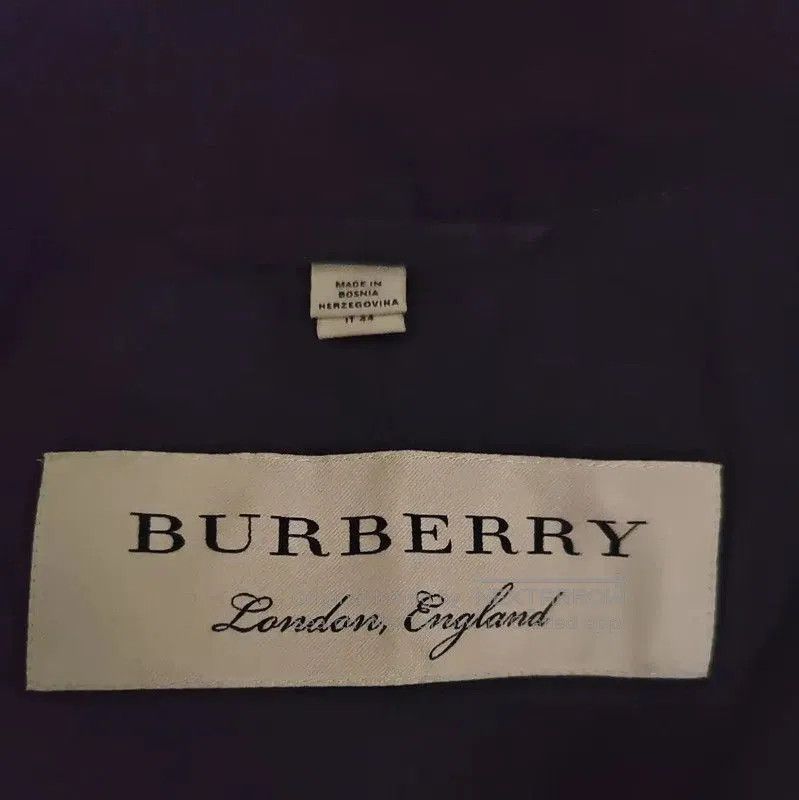 Burberry Burberry Blue Plaid Cotton Jacket for Women. Size L / US 10 / IT 46 - 4 Thumbnail
