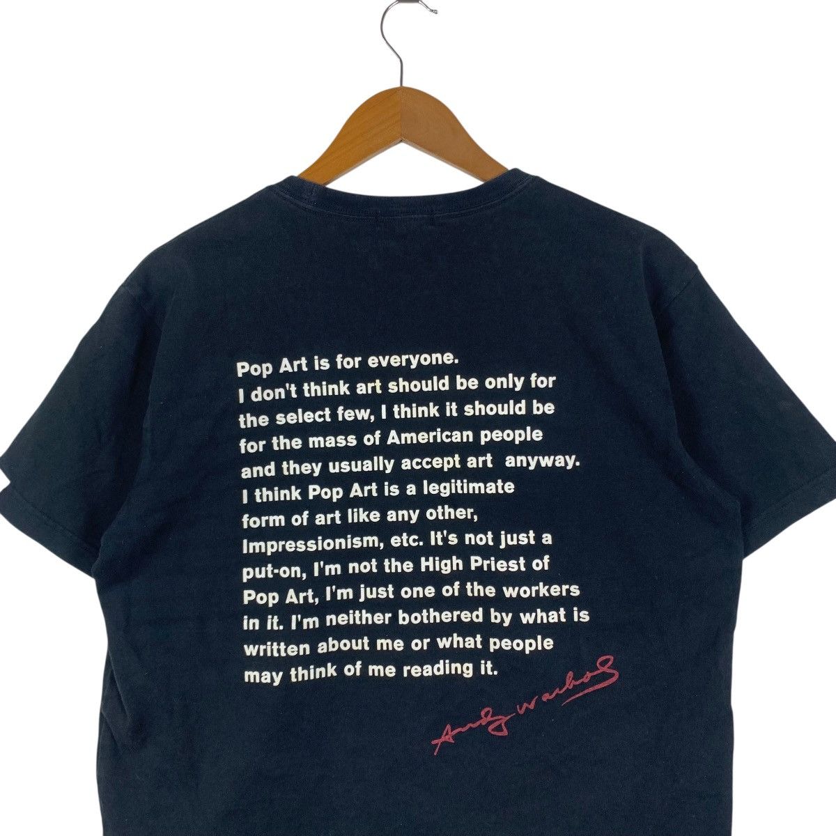 Andy Warhol Vintage ANDY WARHOL x UNIQLO Overprint Pop Art Is For TShirt Size US XL / EU 56 / 4 - 5 Thumbnail