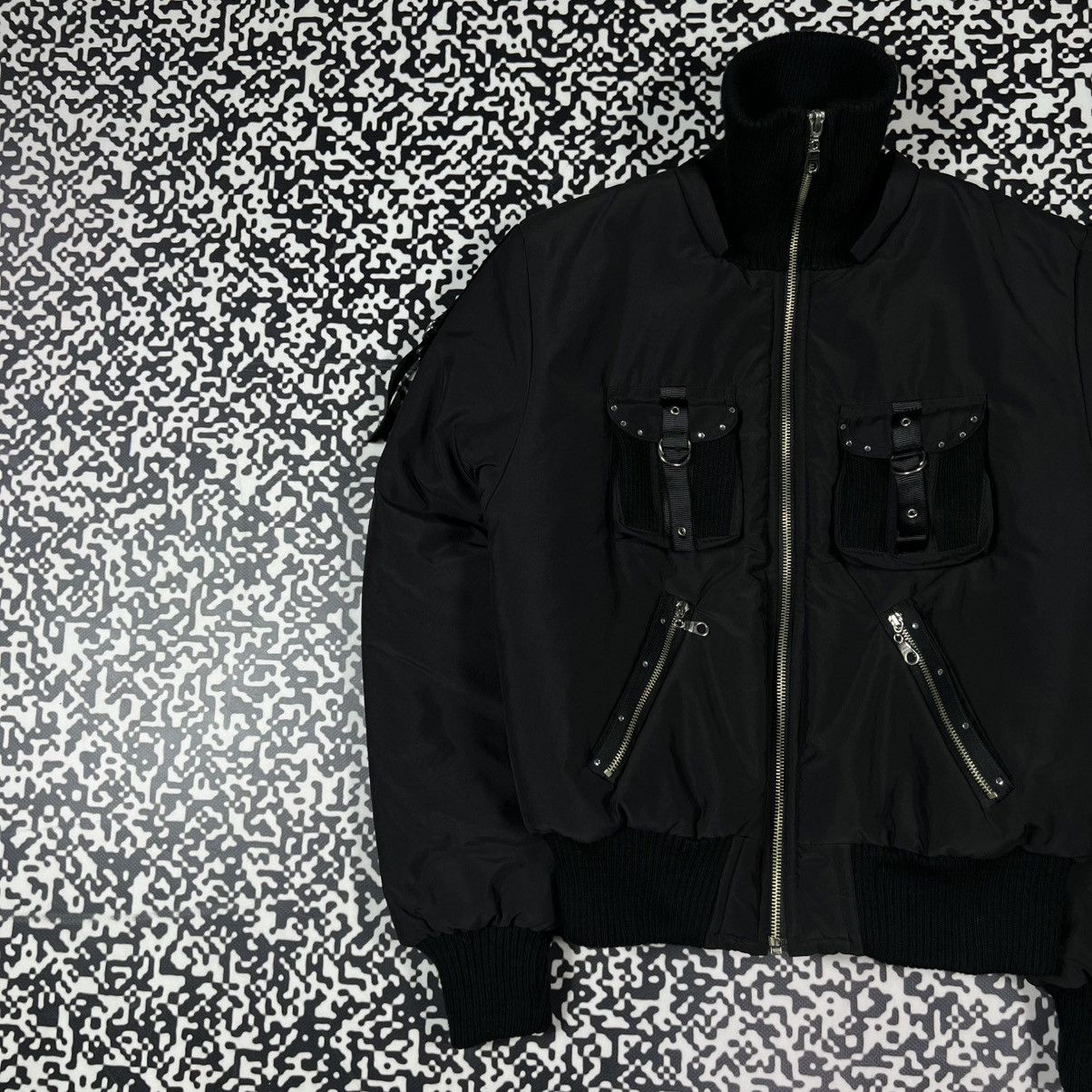 Vintage Y2K Japanese Gothic Opium Style Bondage Bomber