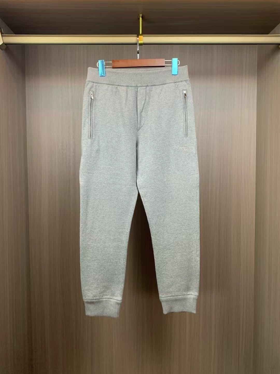 Dior Dior Blue Cotton Cashmere Knit Track Pants M Size US 32 / EU 48 - 1 Thumbnail