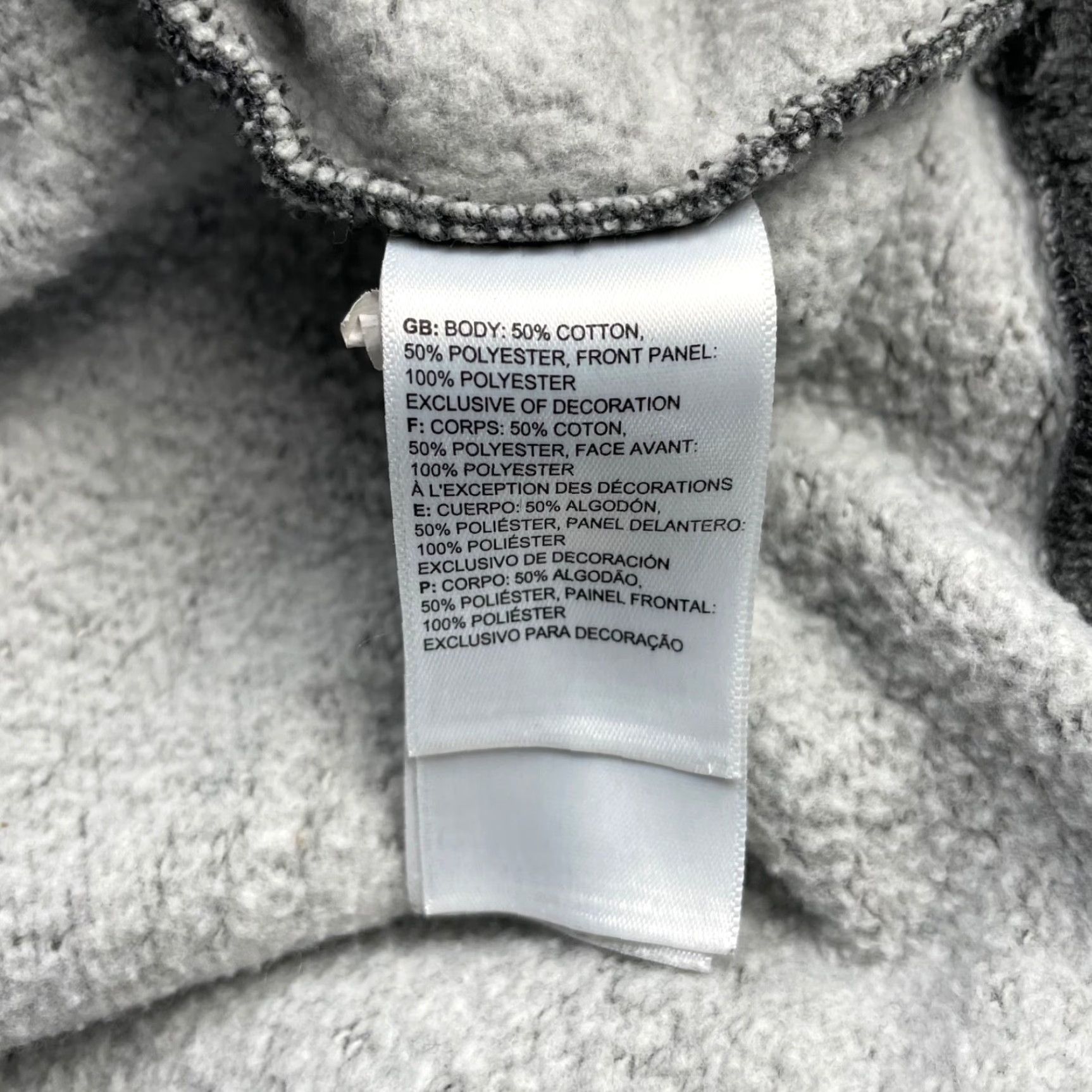 The North Face The North Face Men's 1/4 Zip Fleece Lined Pullover Gray Large Size US L / EU 52-54 / 3 - 4 Thumbnail