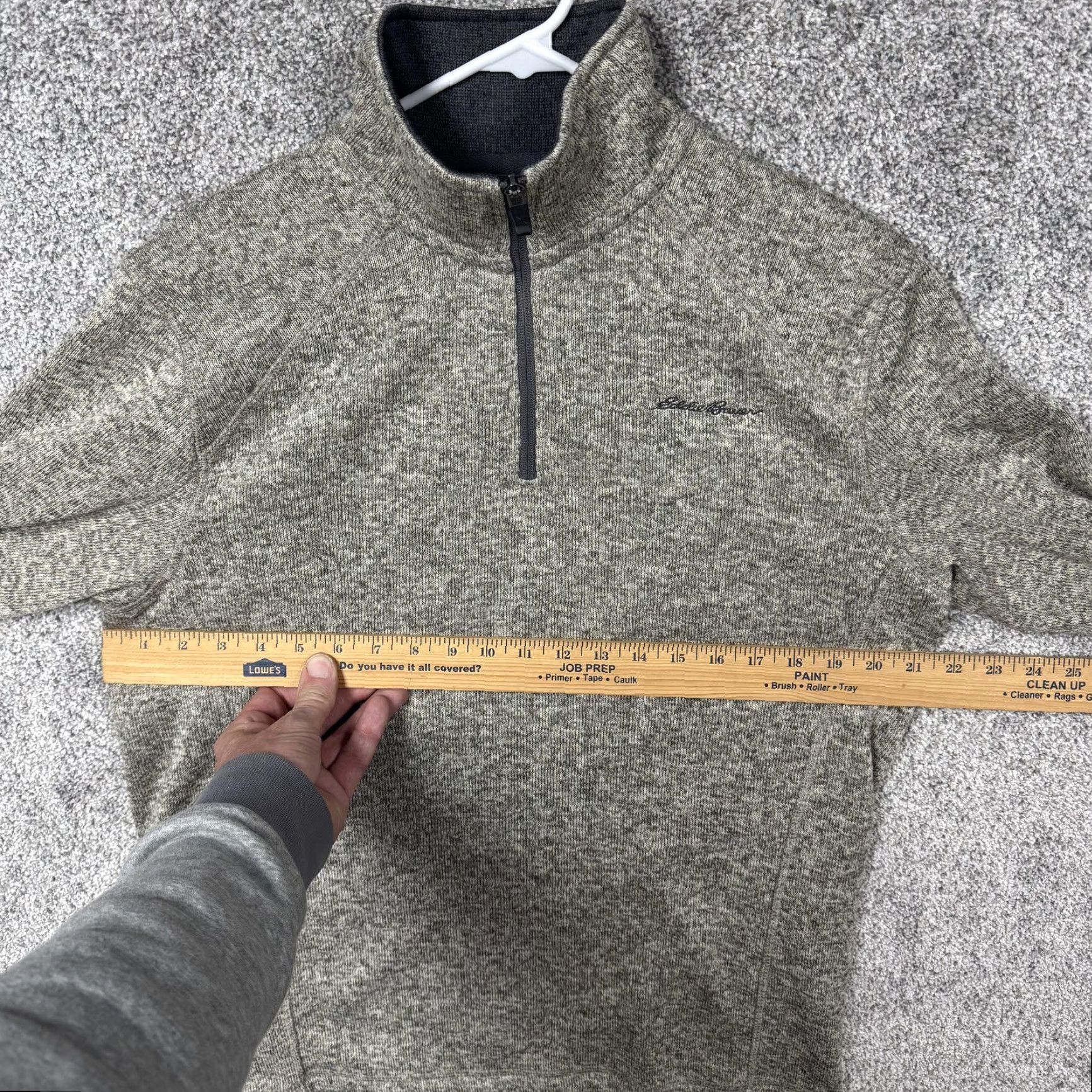 Eddie Bauer Eddie Bauer Sweater Mens Fleece 1/4 Zip Mock Neck Gray M Pullover Outdoor Gorpcore Size US M / EU 48-50 / 2 - 4 Thumbnail