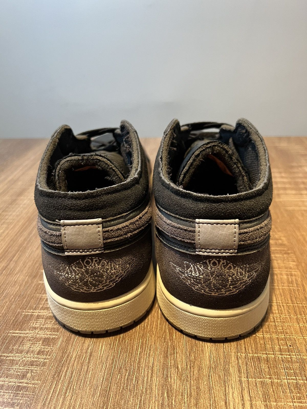 Jordan Brand Size 15 - Jordan 1 Low Inside Out Black Gray Shoes Sneakers Size US 15 / EU 48 - 4 Thumbnail
