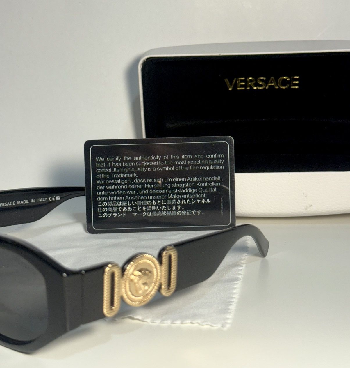 Versace Versace Sunglasses - Black Size ONE SIZE - 8 Thumbnail