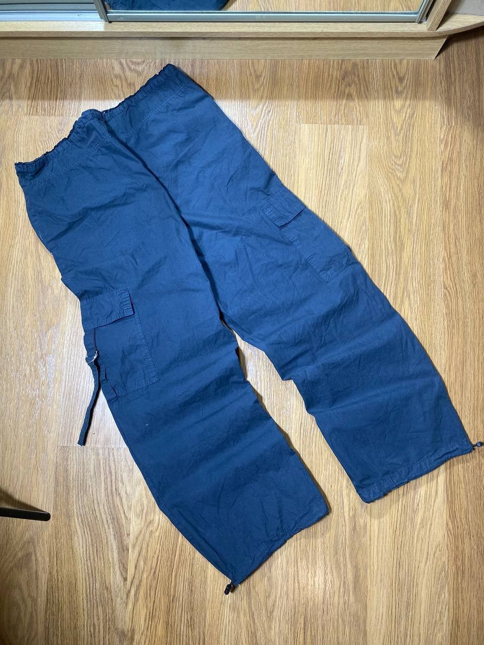 Jean Cargo Utility Multi Pocket Baggy Blue Denim Jeans Size US 34 / EU 50 - 3 Thumbnail