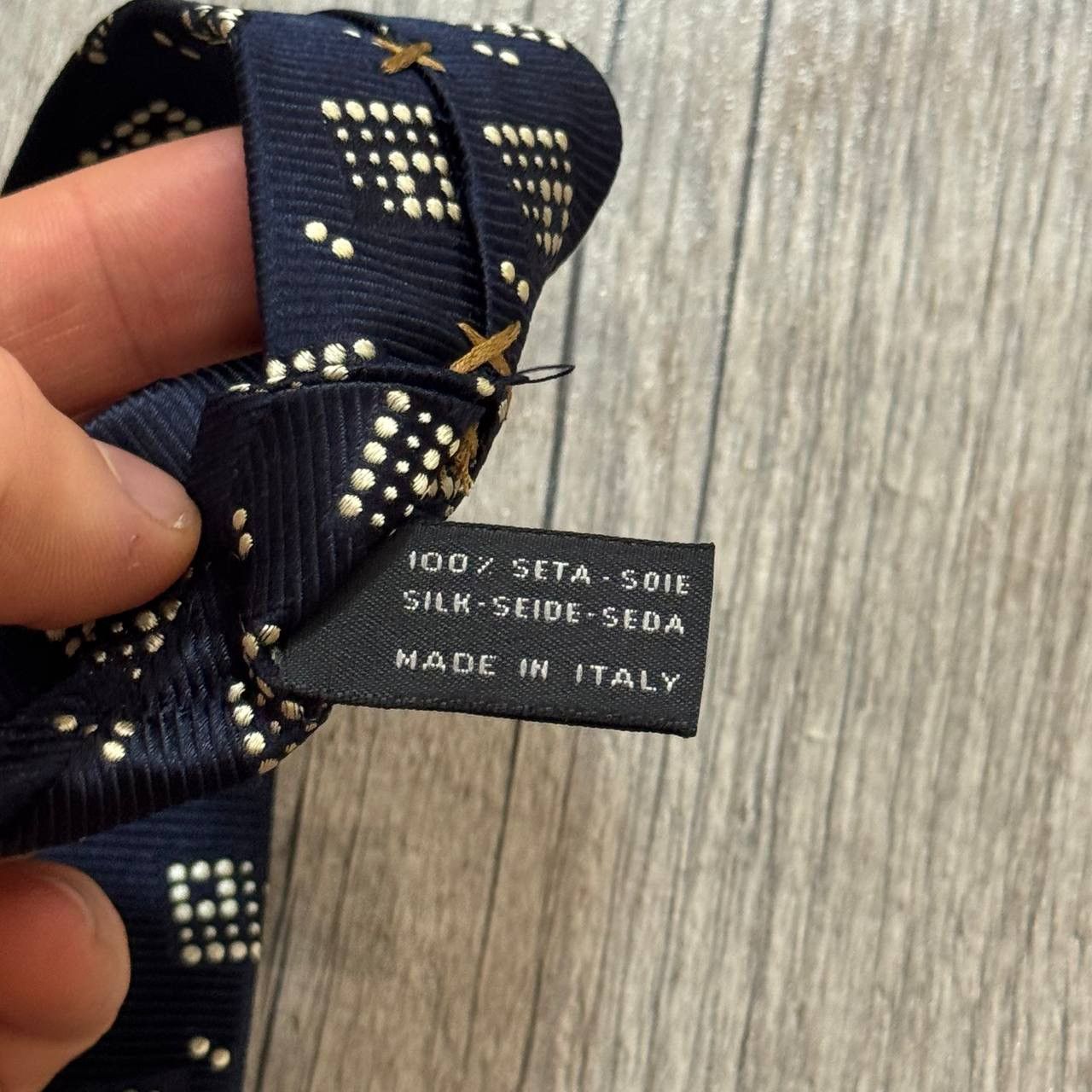 Ermenegildo Zegna Vintage Ermegildo Zegna Napoli Couture Silk Tie Size ONE SIZE - 2 Thumbnail