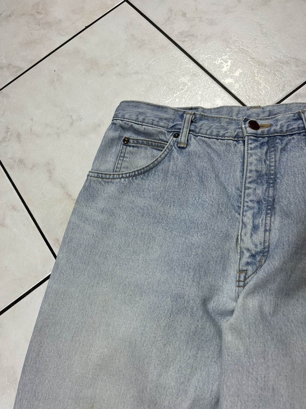 Edwin × Vintage Vintage Edwin newton slim baggy distressed denim pants jeans Size US 34 / EU 50 - 7 Thumbnail