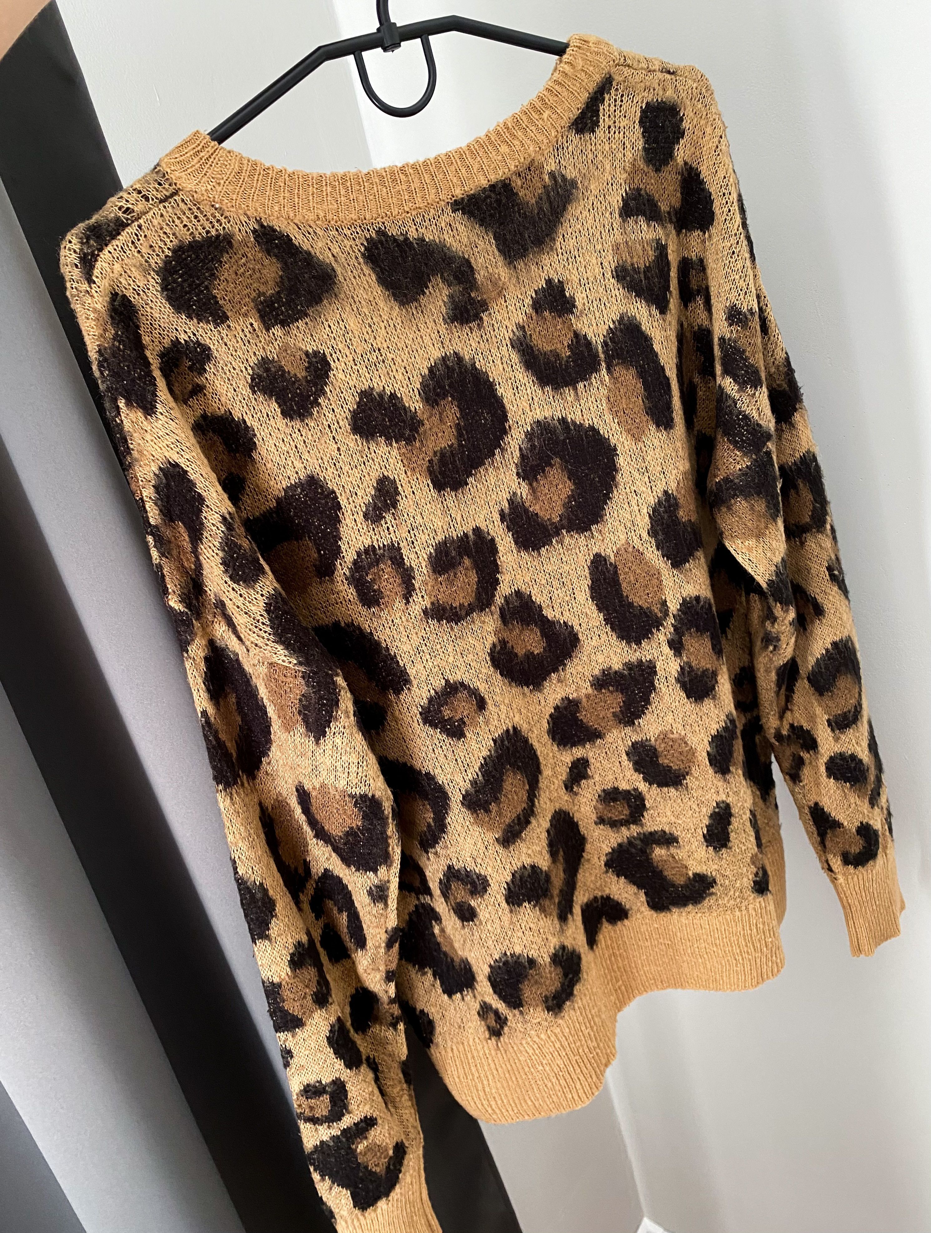 Japanese Brand Japanese vintage Leopard Mohair Unisex Knit Sweater Size US S / EU 44-46 / 1 - 9 Thumbnail