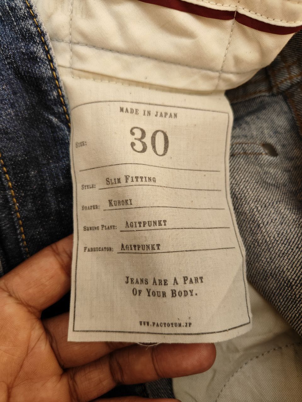 FACTOTUM Factotum Japanese Brand Distressed Denim Size 32" / US 10 / IT 46 - 4 Thumbnail