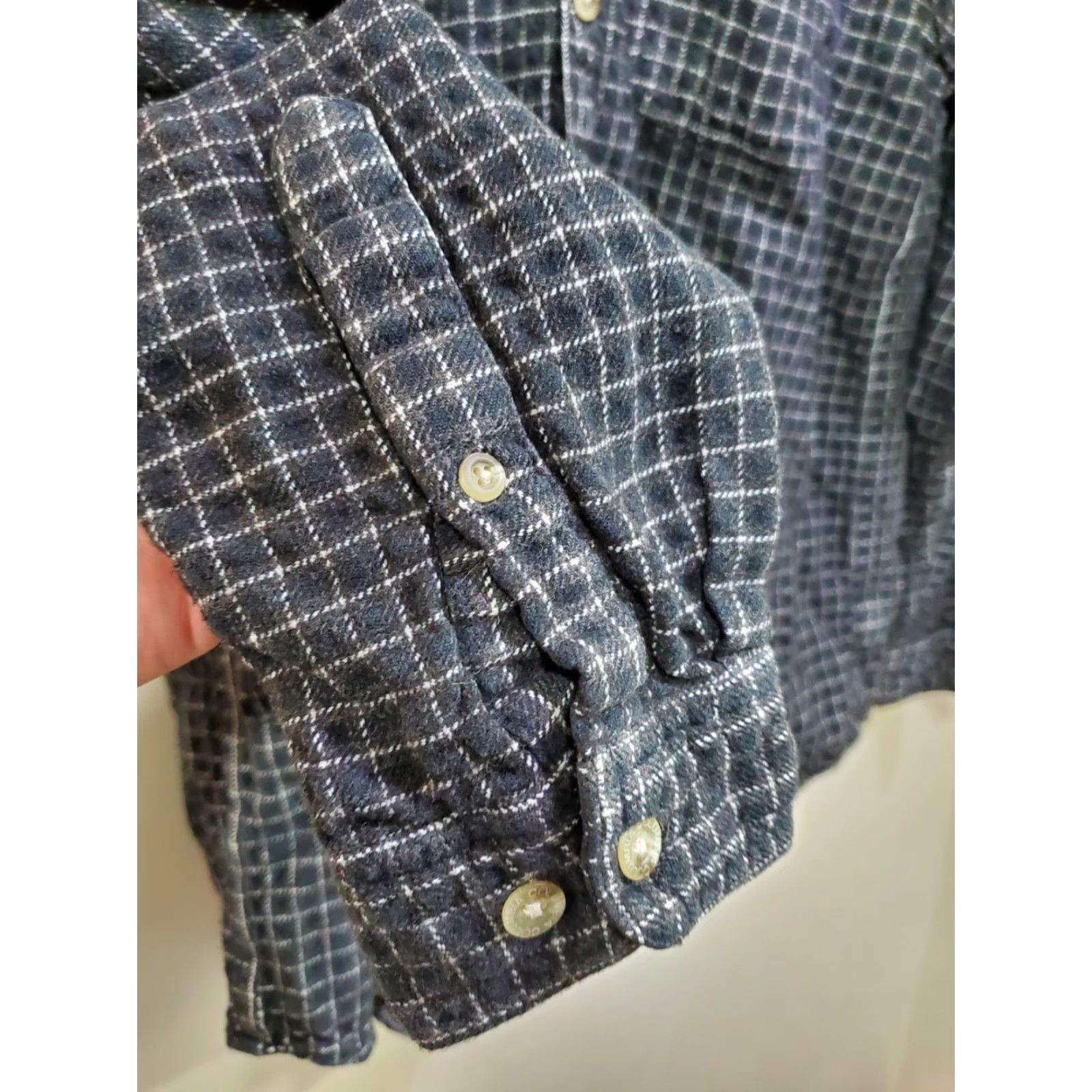 Vintage Columbia Flannel Shirt Mens XL Black Shepherds Check Long Sleeve Button Down Pocketed Regular Fit Cotton Rayon Regular Size US XL / EU 56 / 4 - 4 Thumbnail