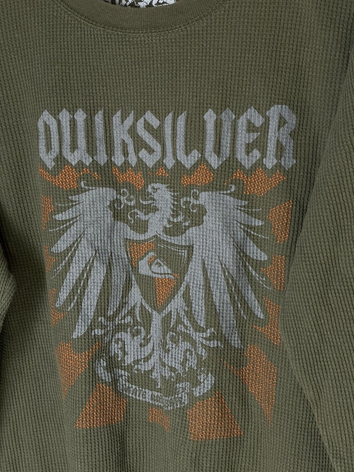Affliction × Quiksilver × Vintage Vintage Quicksilver Y2K Affliction Style Skulls Long Sleeve Size XL / US 12-14 / IT 48-50 - 8 Thumbnail
