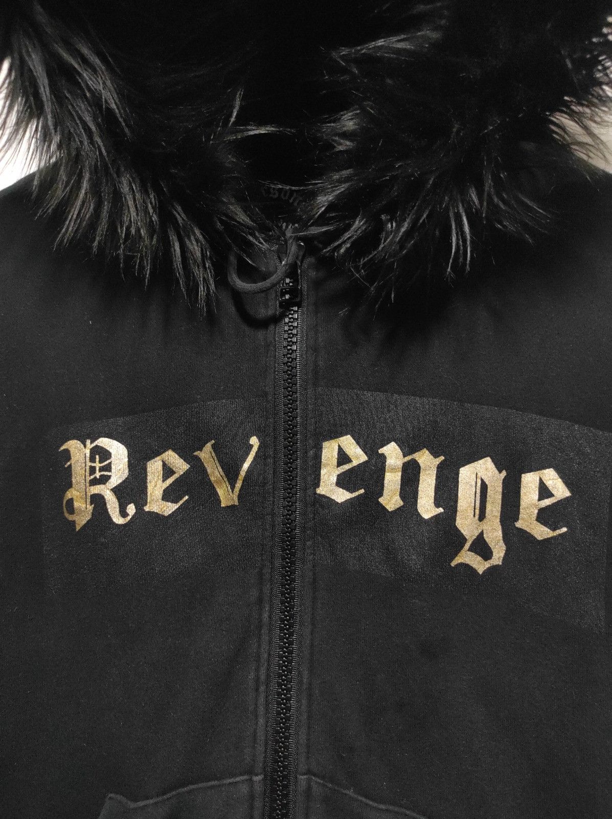 Japanese Brand Personal Jesus REVENGE double zip fur hoodie ifsix LGB style Size US M / EU 48-50 / 2 - 9 Thumbnail