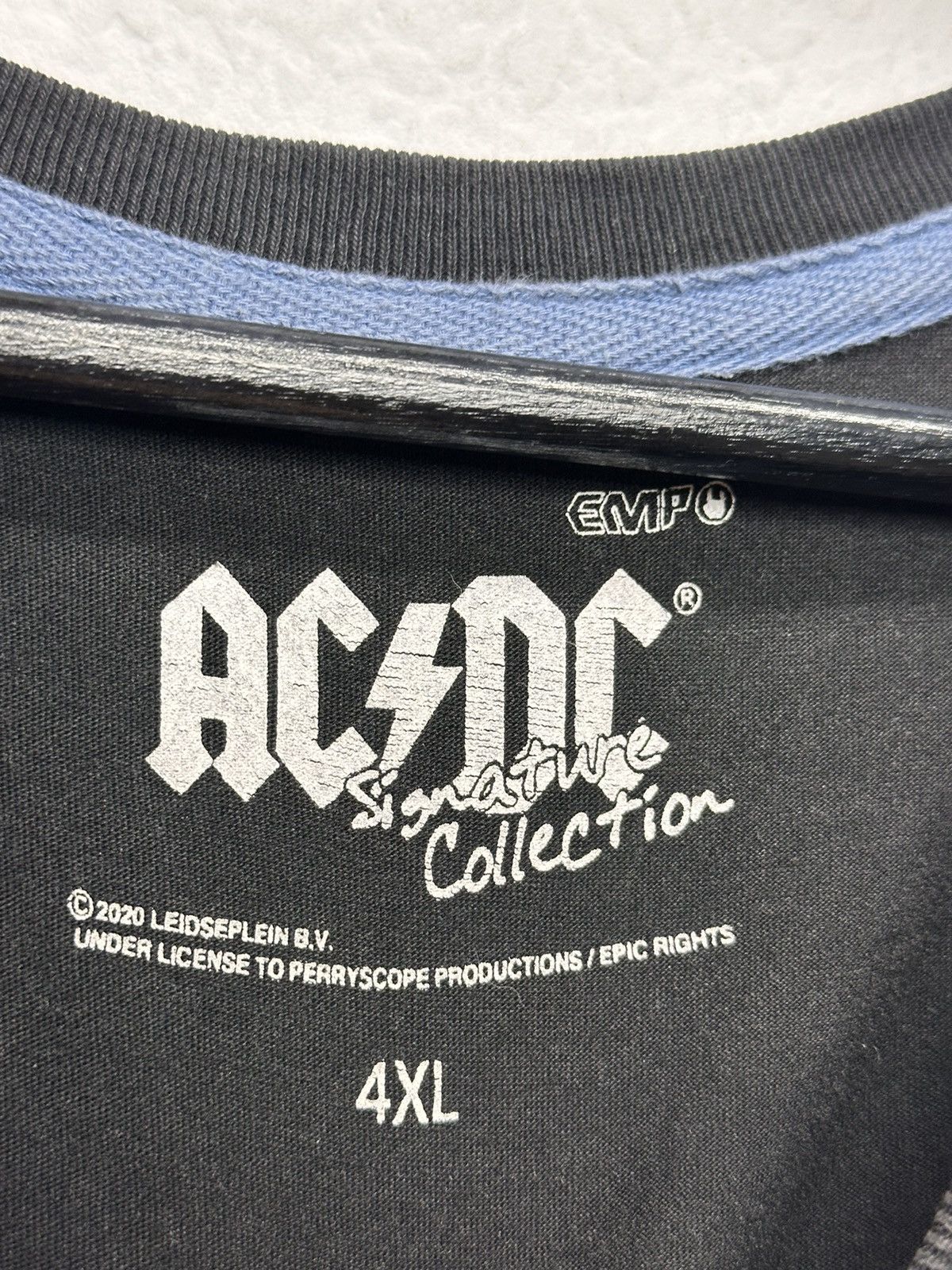 AC/DC Vintage Rock Tee AC/DC Band T-shirt Metallica Black Size US XXL / EU 58 / 5 - 6 Thumbnail