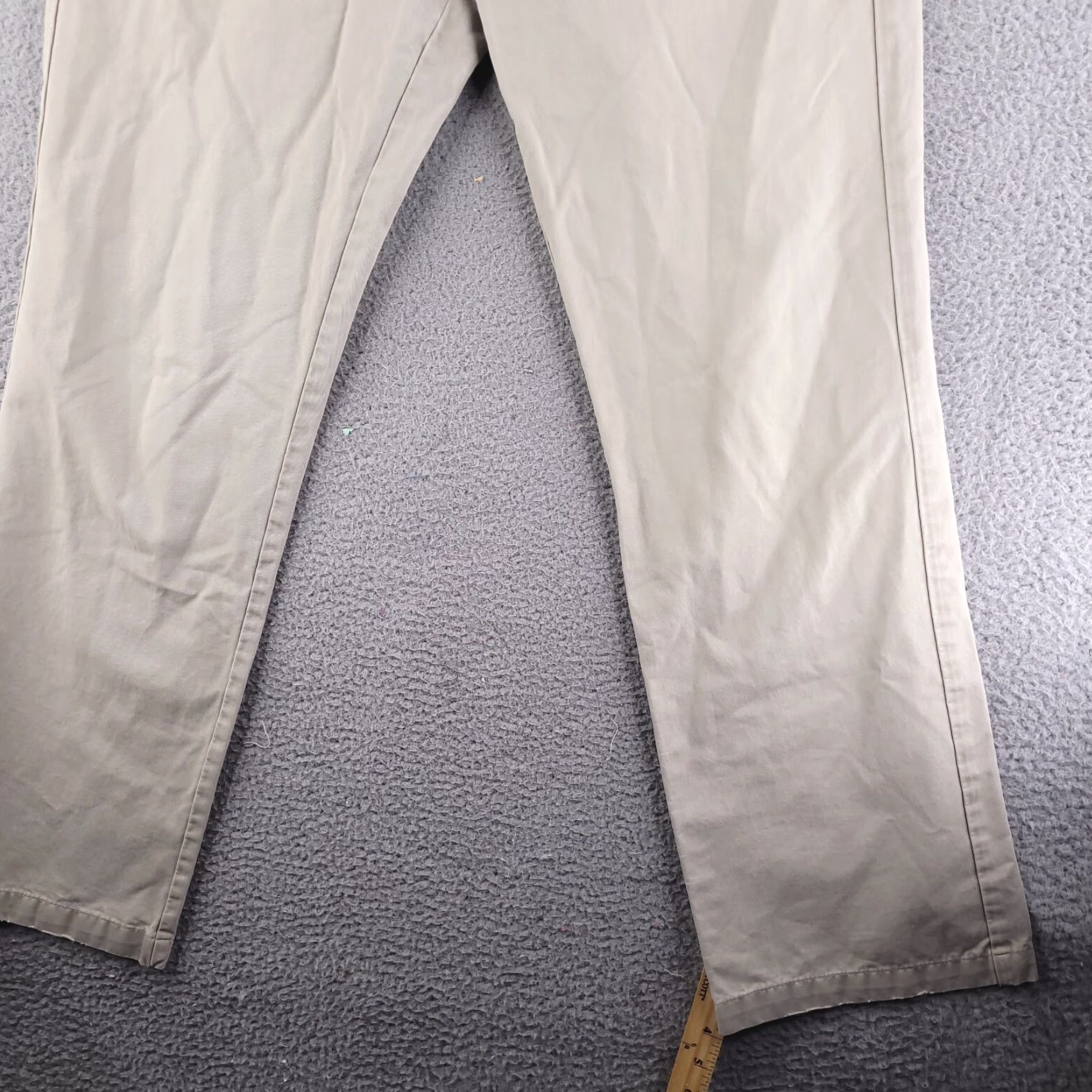 Dockers DOCKERS Pants Mens 34x32 Wide Leg Chino Beige Cotton Size US 34 / EU 50 - 3 Thumbnail