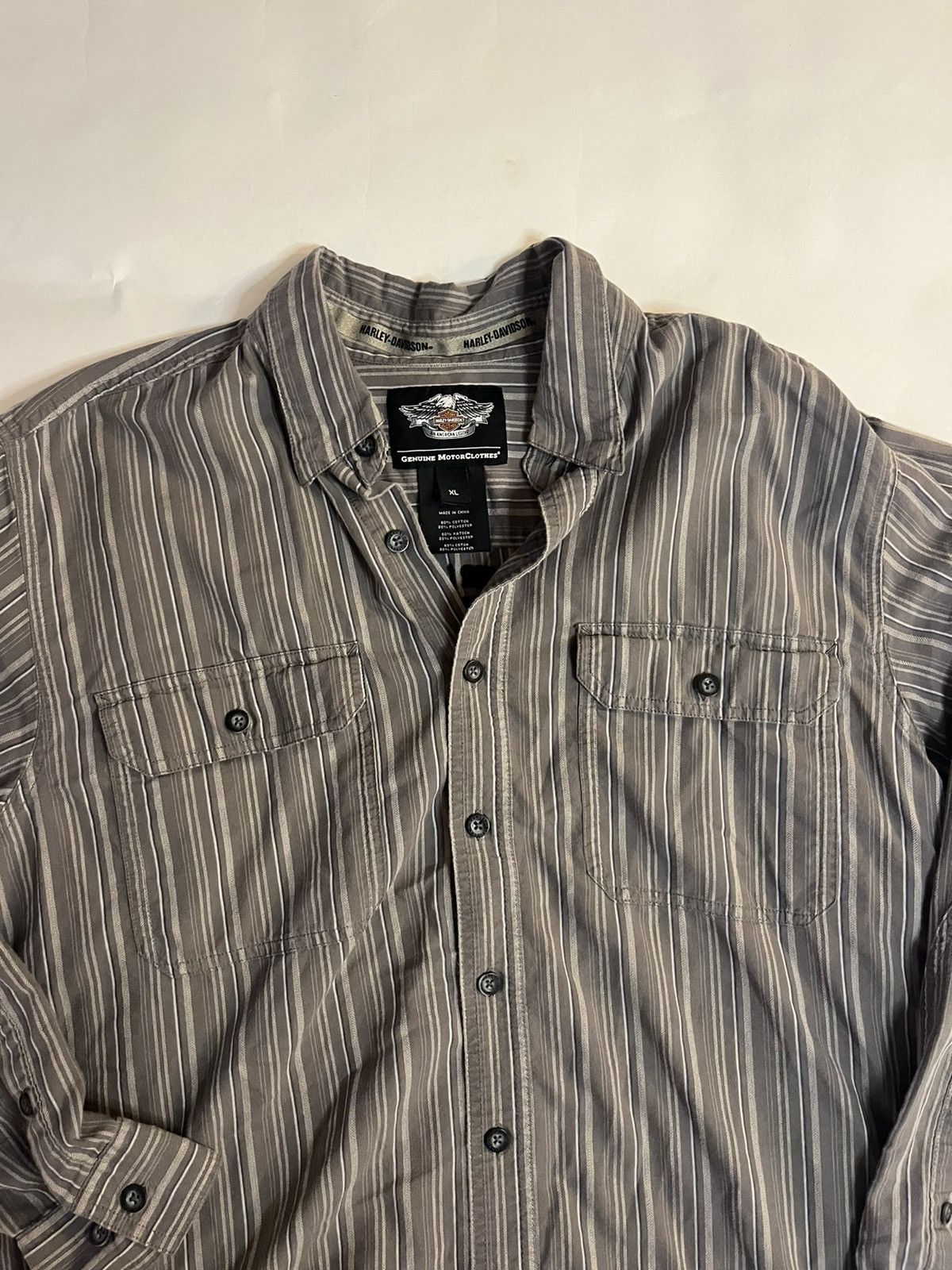 Harley Davidson Harley Davidson Mechanic Shop Shirt Work Shirt Size US XL / EU 56 / 4 - 7 Thumbnail
