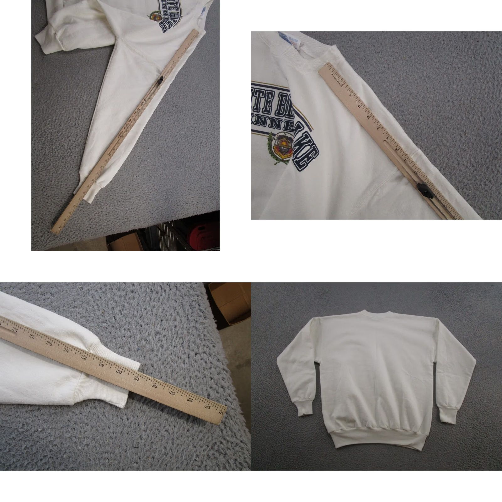 Hanes VINTAGE 90s 1998 White Bear Minnesota Graphic Crewneck Sweatshirt Mens L Hanes Sweatshirt Crew Neck White Bear Minnesota 90s Sports Theme Mens L Size US L / EU 52-54 / 3 - 8 Thumbnail