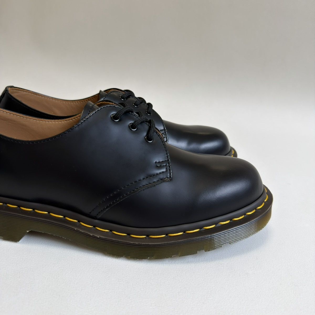 Comme des Garcons × Dr. Martens ‘MIE 1461’ Black Leather Shoes Size US 9 / EU 42 - 9 Thumbnail